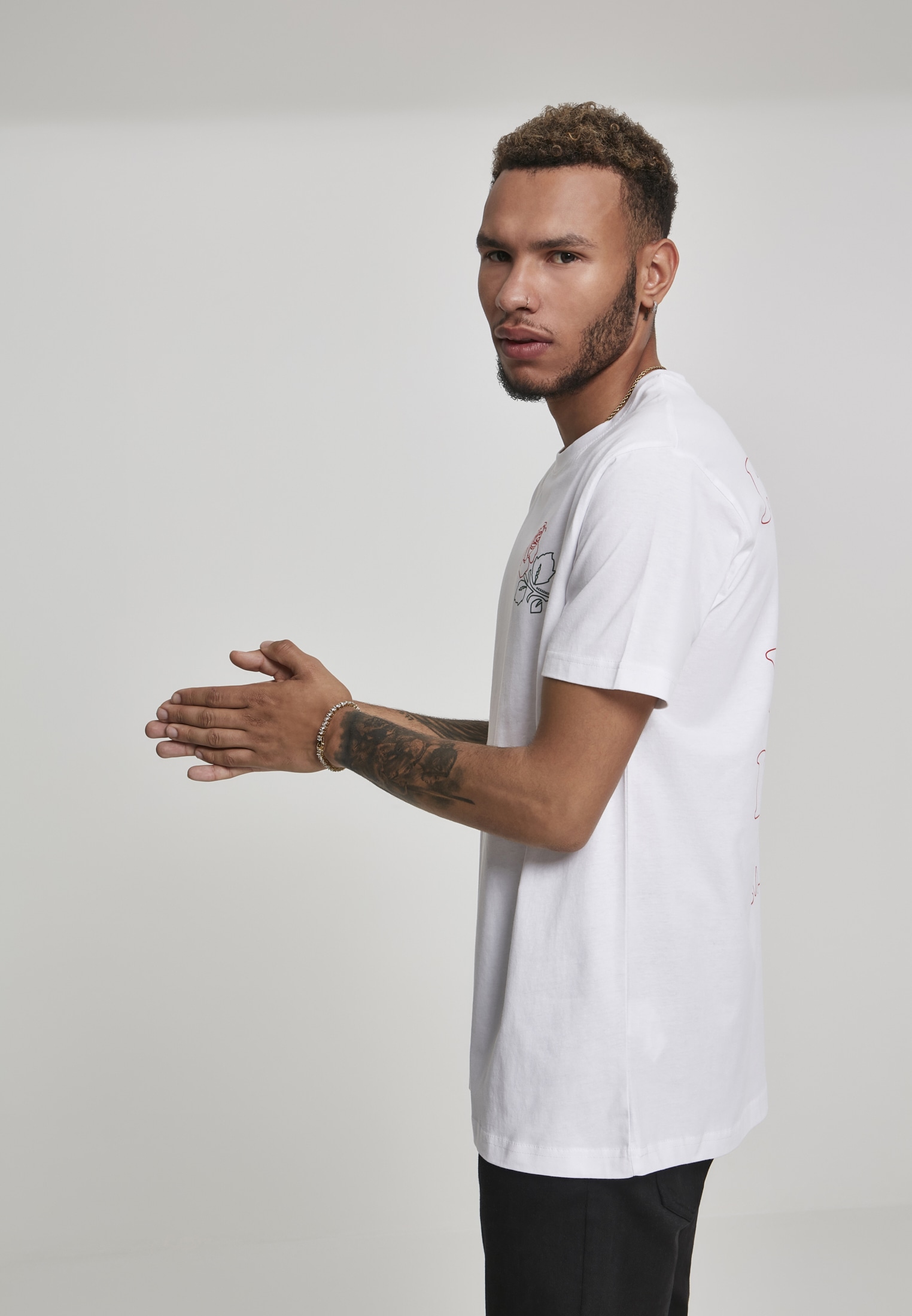 MisterTee T-Shirt »MisterTee Herren Keke Rose Tee«, (1 tlg.)