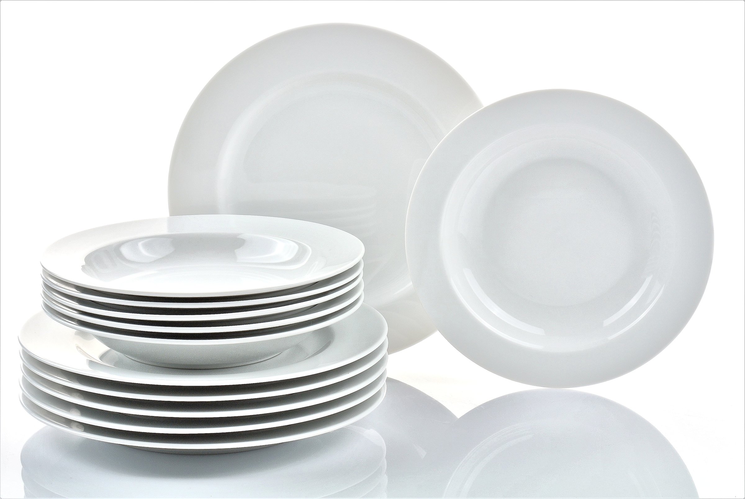 Retsch Arzberg Tafelservice "HEIKE WEISS, Geschirr-Set 12-teilig, Teller-Se günstig online kaufen