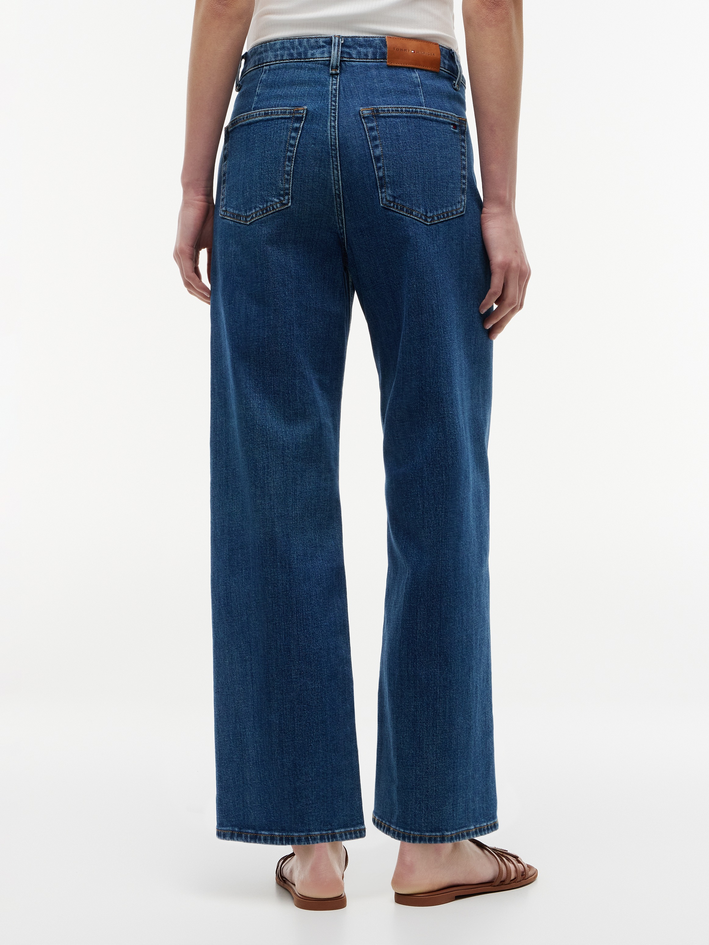 Tommy Hilfiger High-waist-Jeans »WIDE LEG RIAN HW ANKLE« Baumwollmischung, lässig geschnitten, High Waist