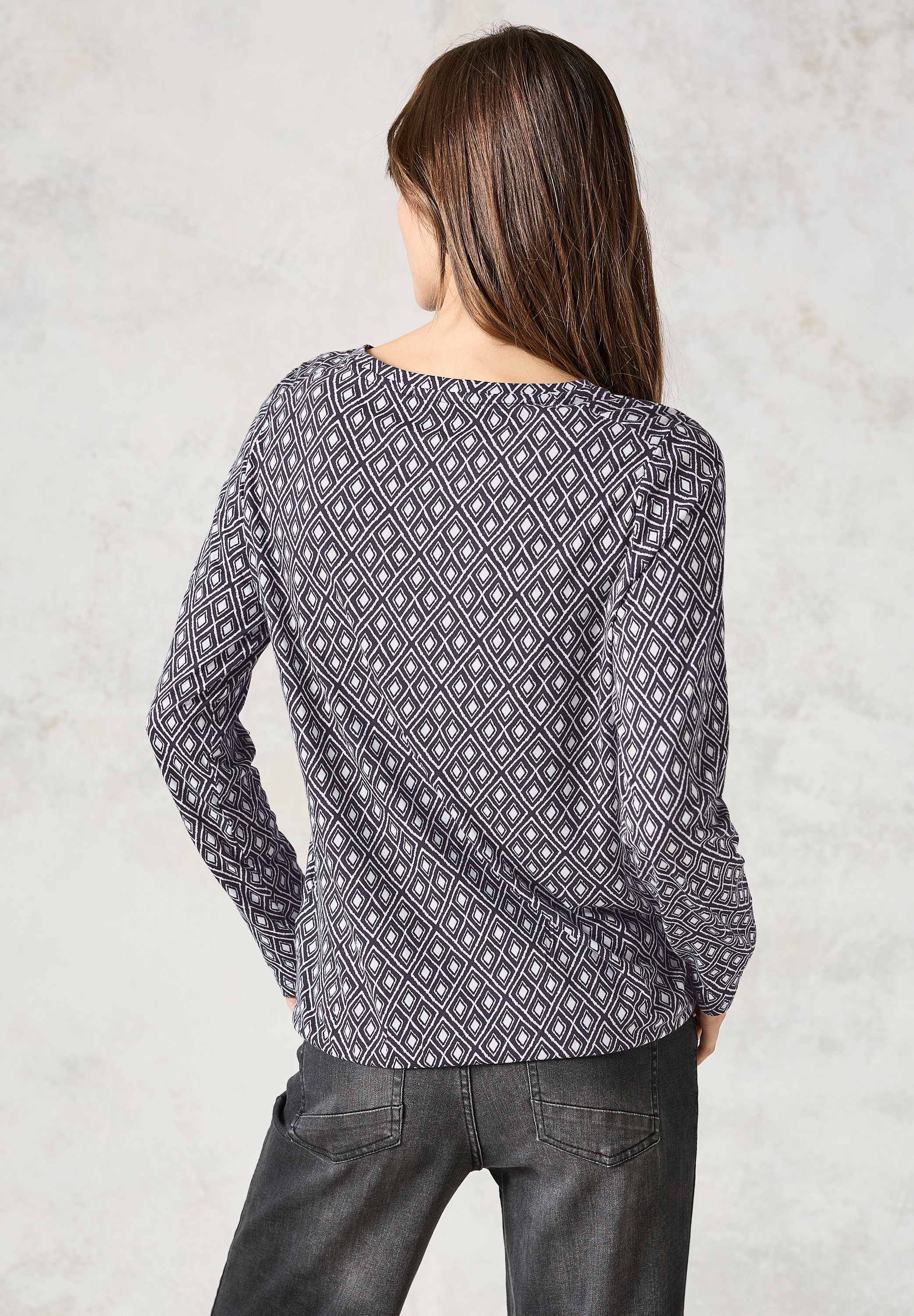 Cecil Langarmshirt, im soften Baumwoll-Mix