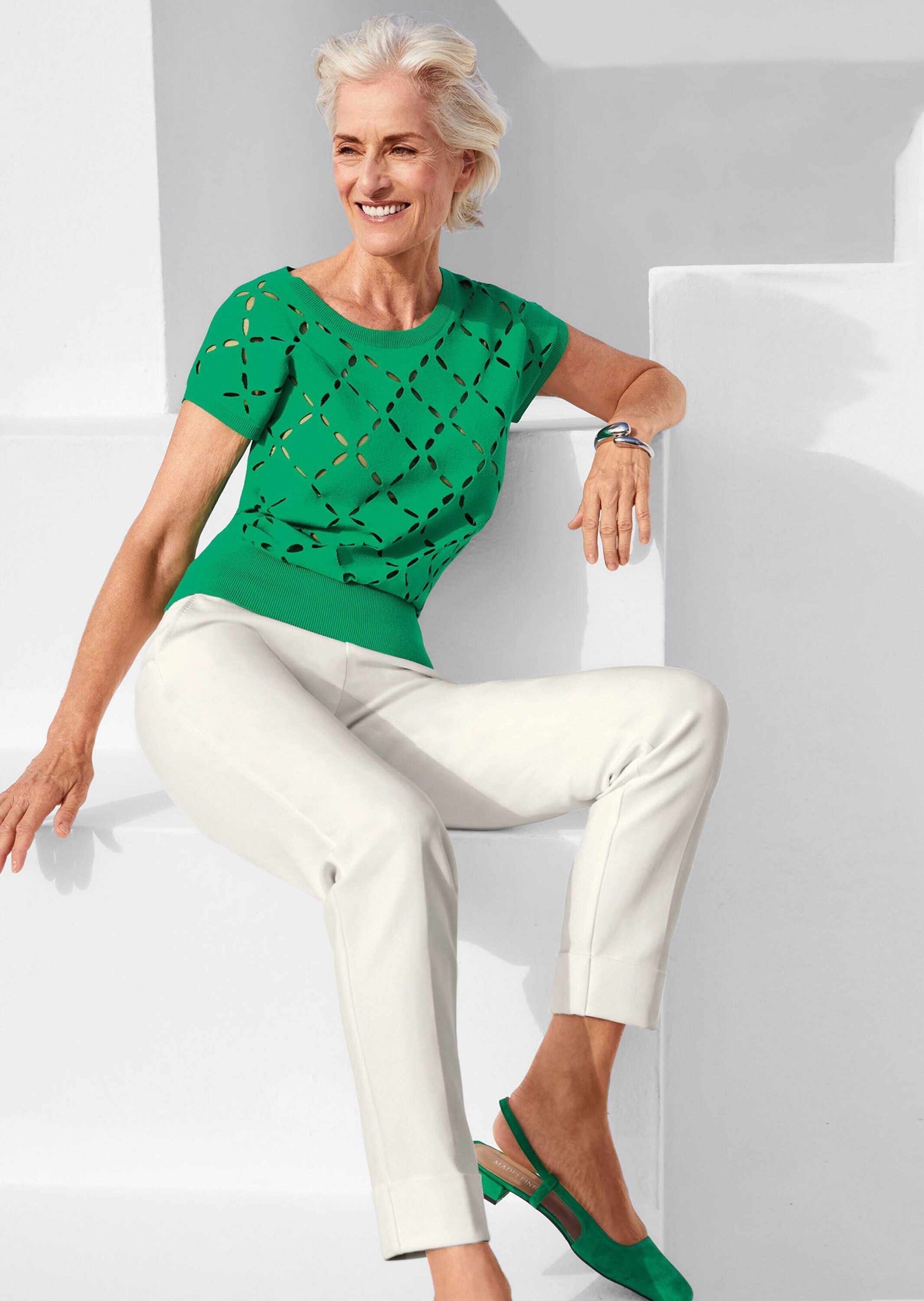 MADELEINE Longpullover »Pullover Pullover mit Cut-Outs«