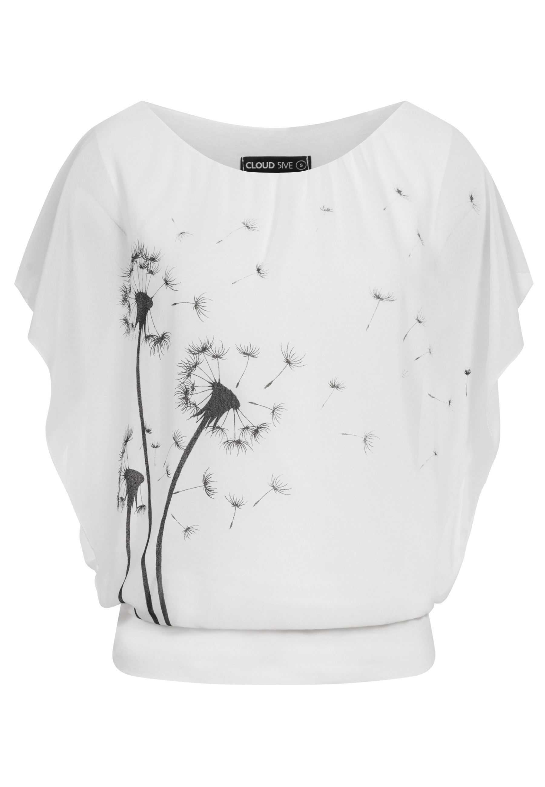 CLOUD 5IVE T-Shirt "CLOUD 5IVE Cloud5ive Damen Shirt Chiffon Top Fledermausärmel" 1