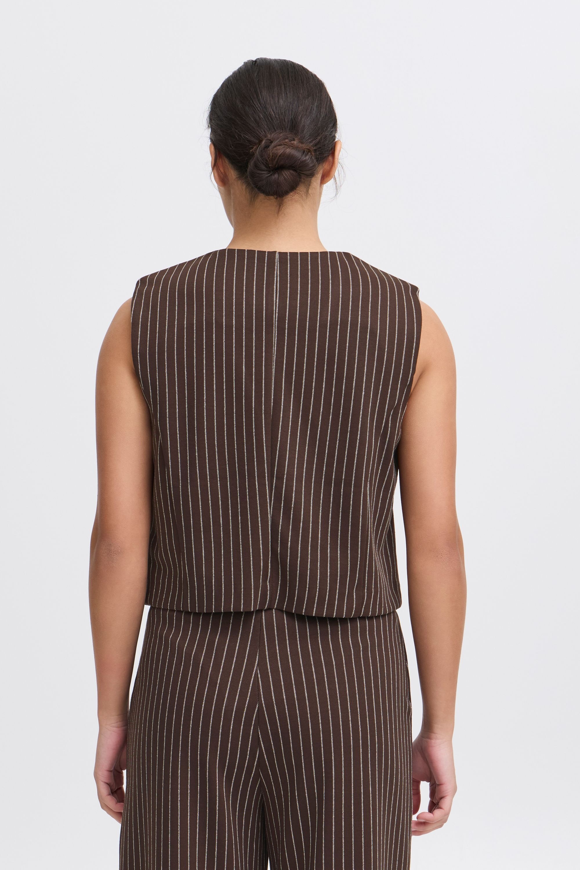 Ichi Kurzweste »Kurzweste IXKATE PINSTRIPED WA«, (1 tlg.)