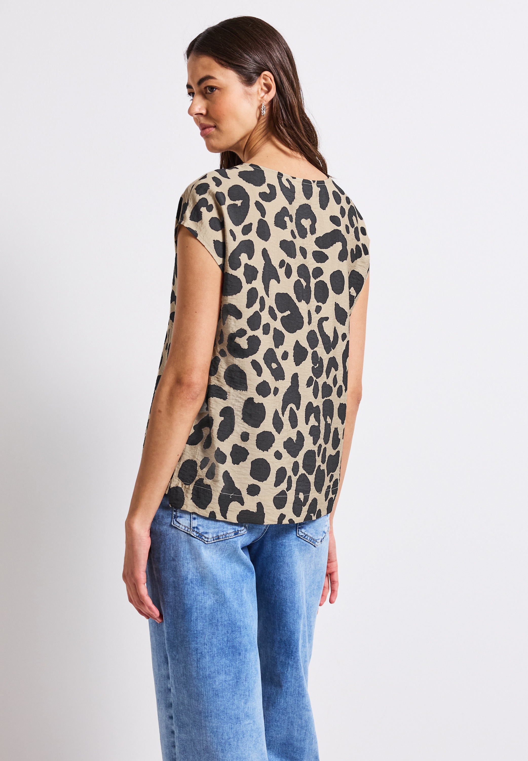 STREET ONE Shirtbluse, aus softem Materialmix günstig online kaufen