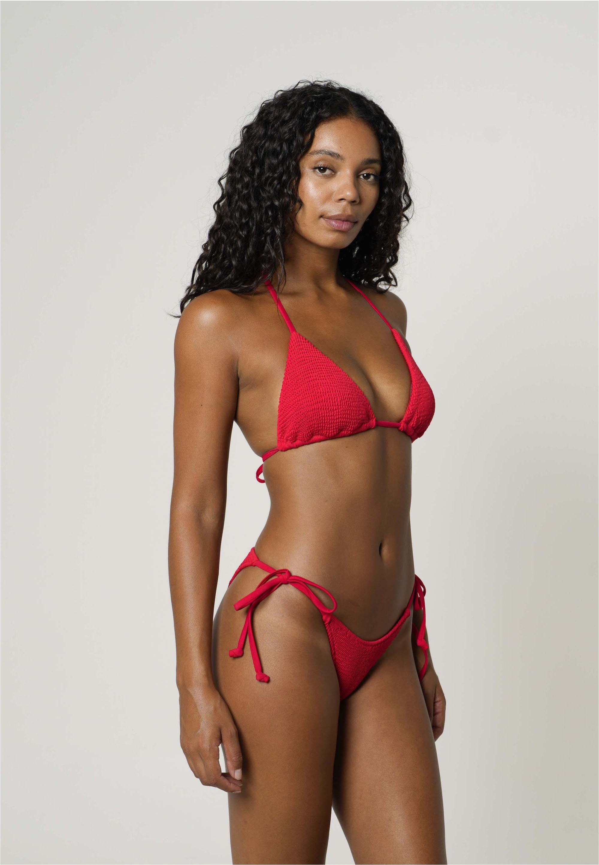 Moda Minx Bikini-Hose "Scrunch Tie Side Bikini Bottom" Panty, 1 Stk. mit strukturiertem Scrunch-Material