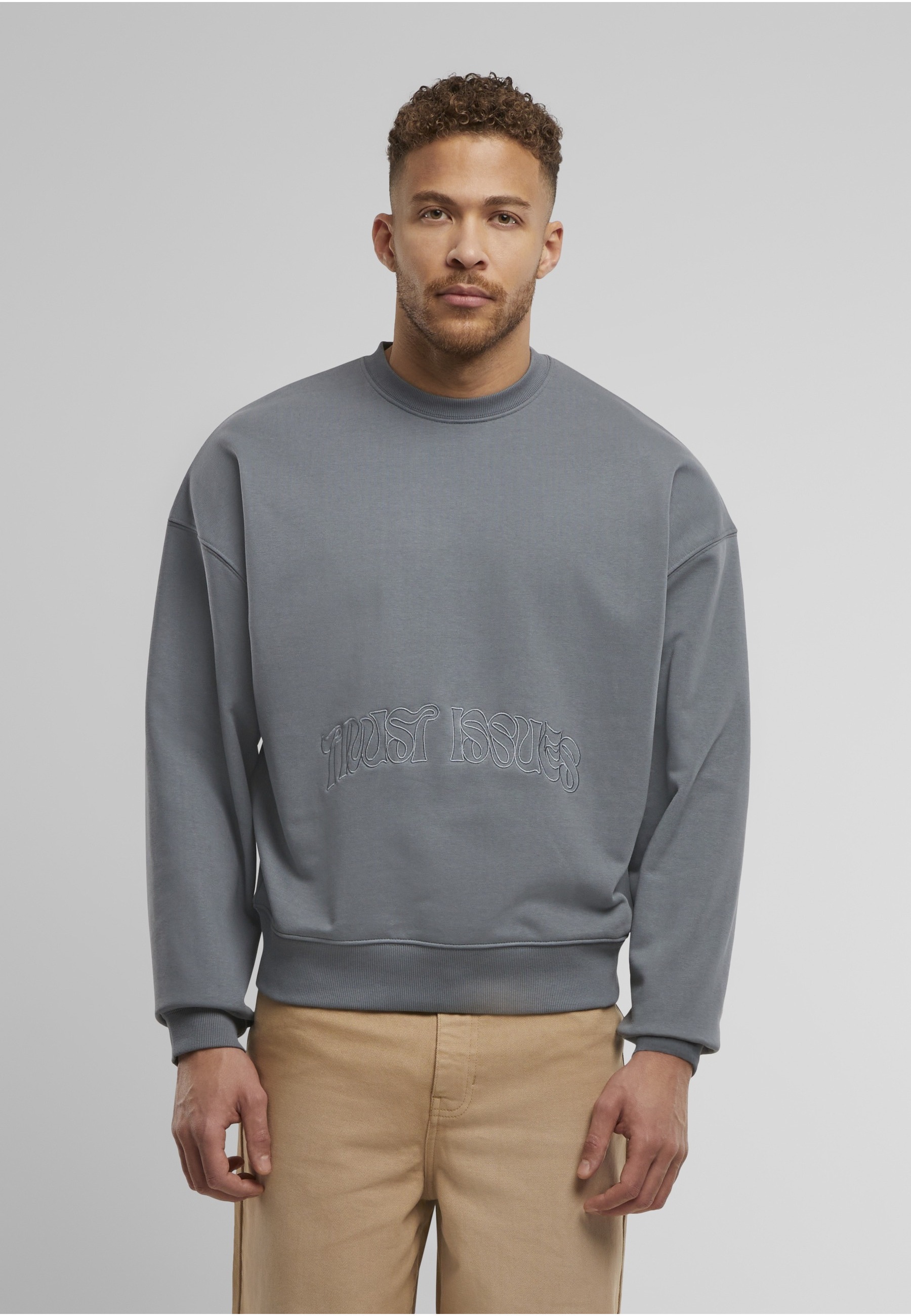 DEF Rundhalspullover »DEF DEF Trust Issues Pullover« 1 Stk.