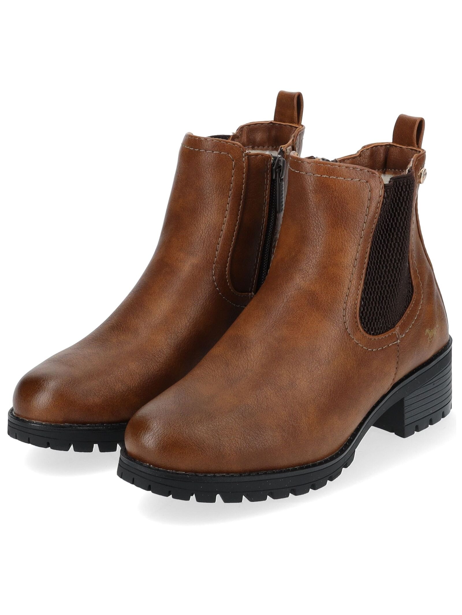 Mustang Shoes Stiefelette »Mustang Shoes Stiefelette Lederimitat/Textil«