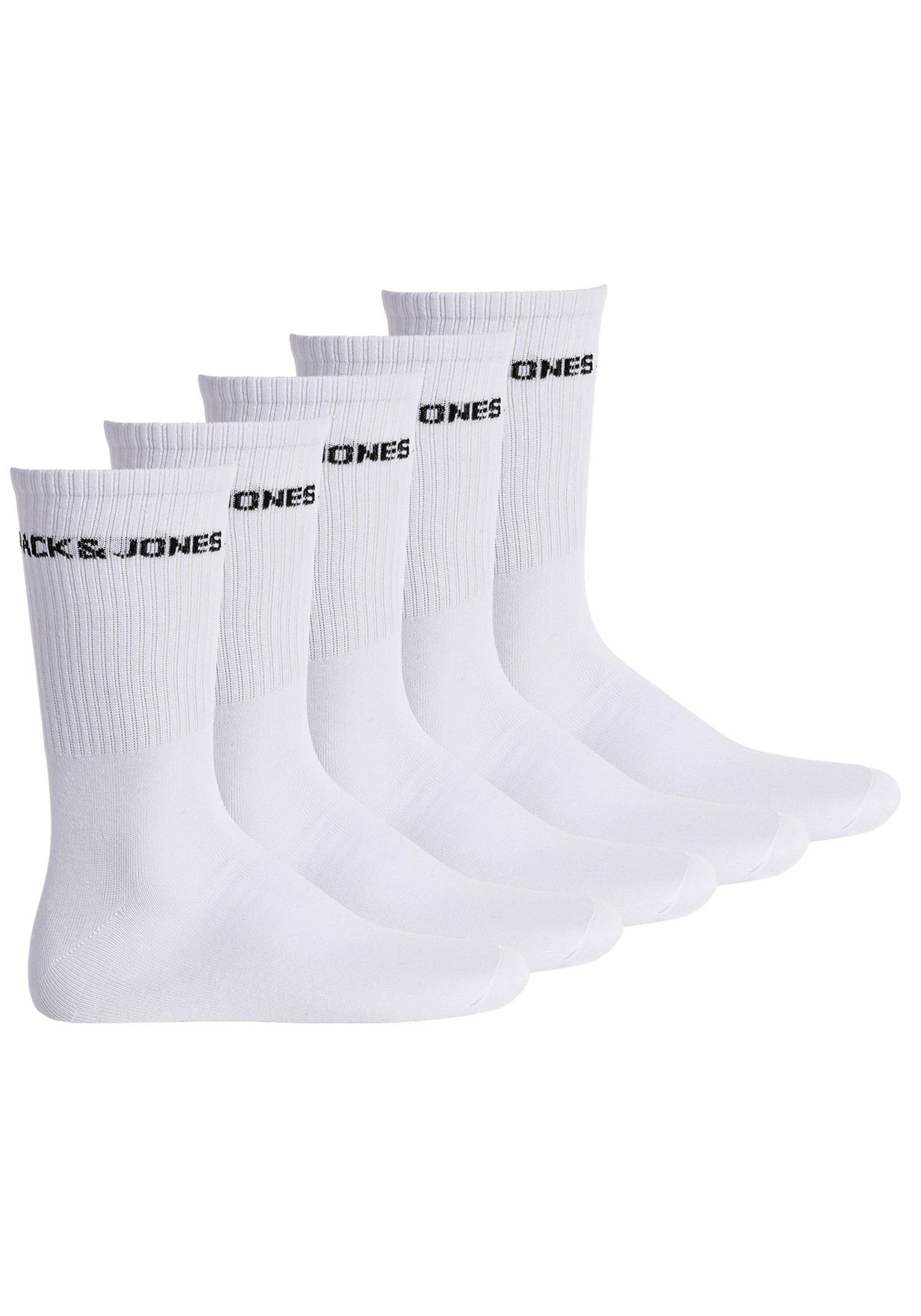 Jack & Jones Socken "Socken JACBASIC LOGO TENNIS SOCK 5 PACK 5er Pack"