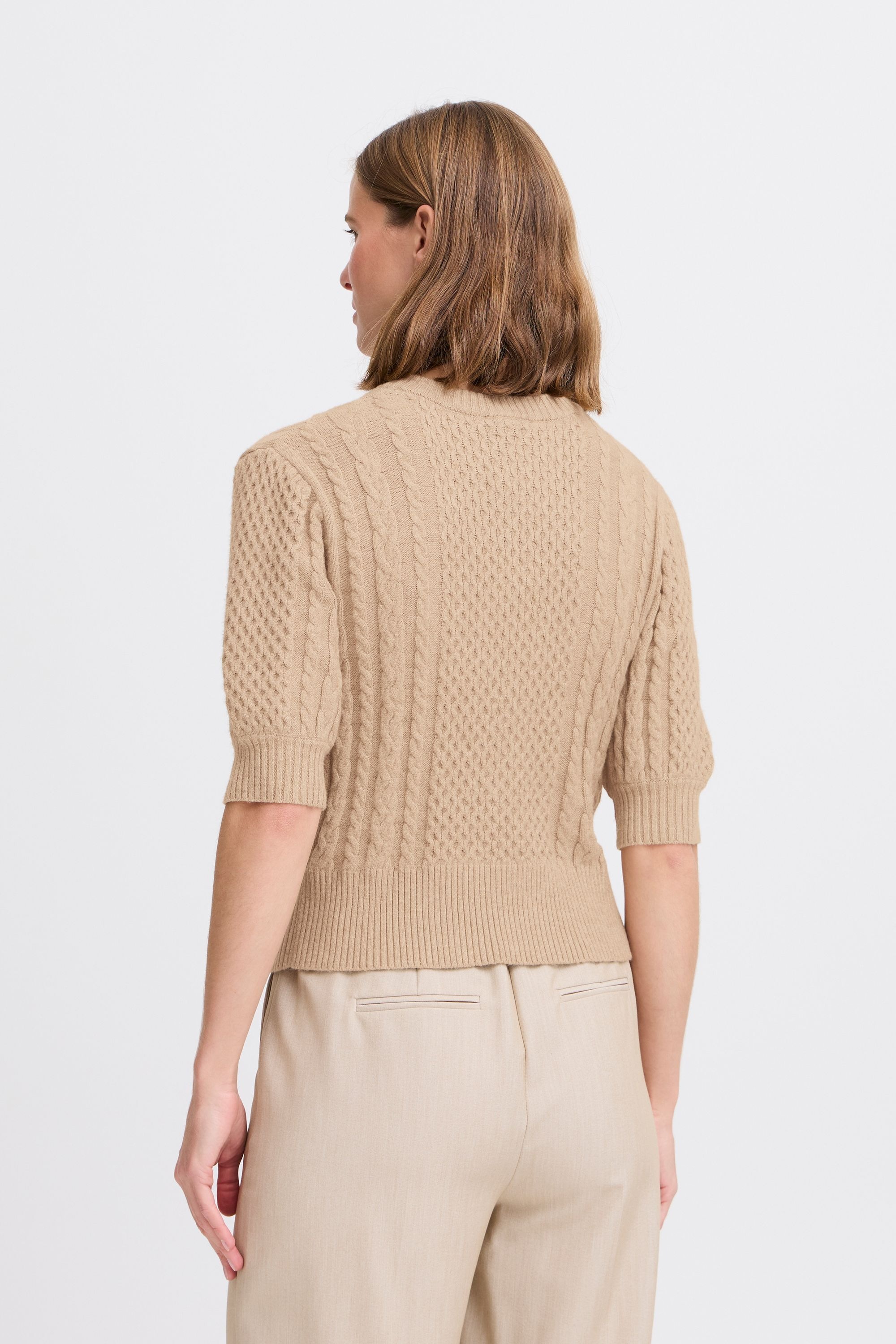 b.young Strickfleece-Pullover »Strickpullover BYNIBE SS JUMPER -«