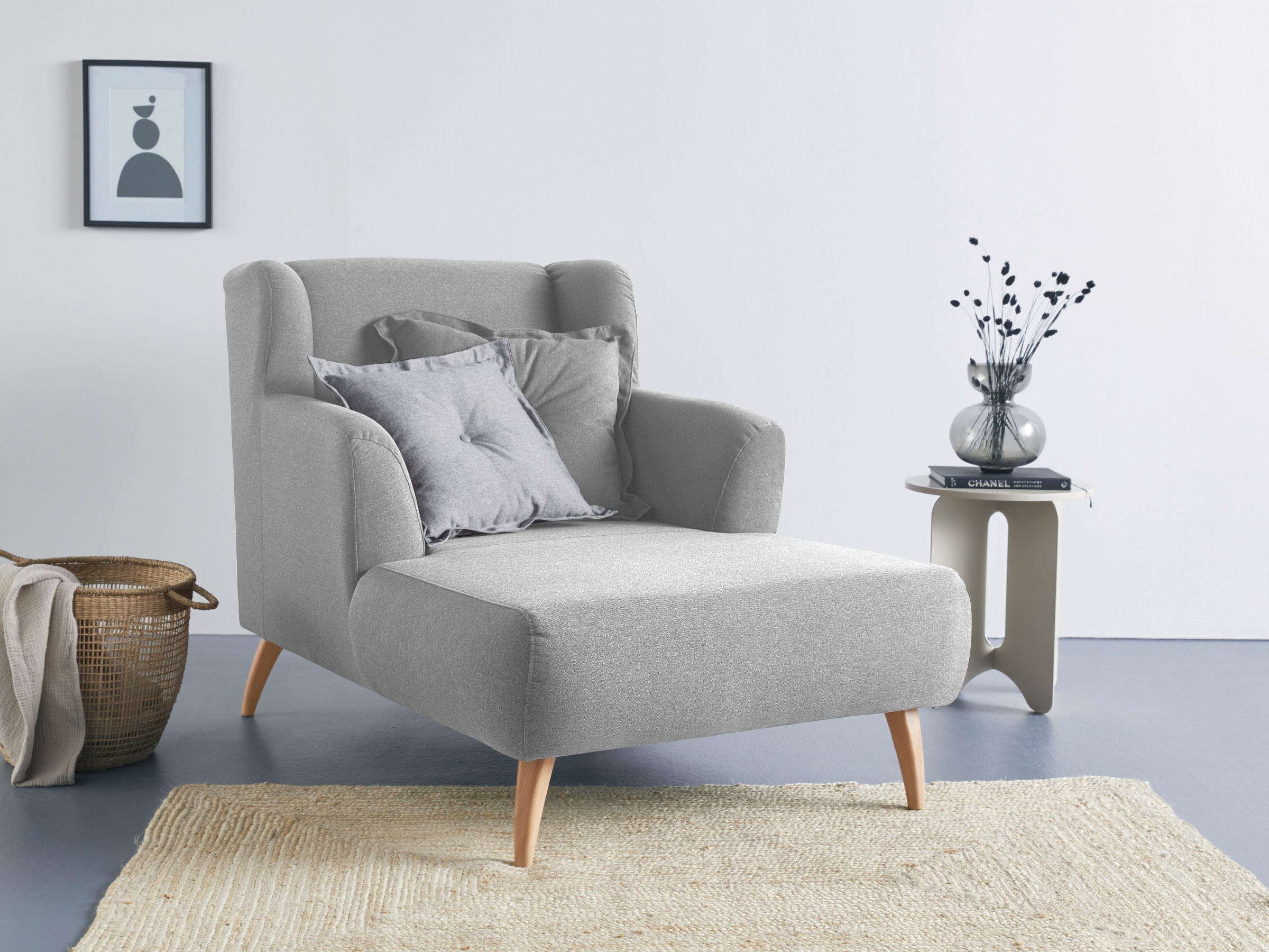 Home affaire Loveseat "Baggio Kuschel Mega Lounge Big Sessel" günstig online kaufen