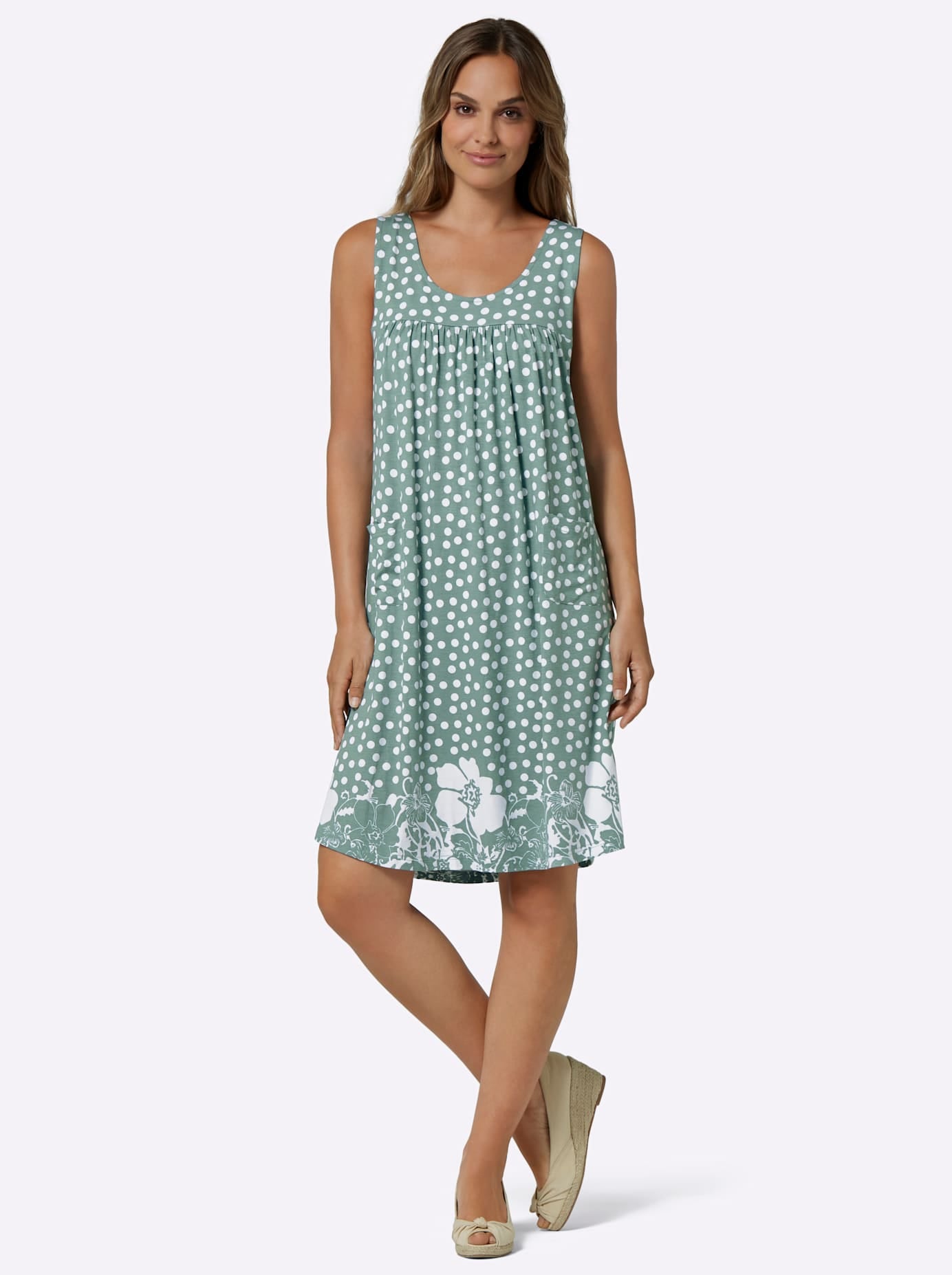 Classic Basics Jerseykleid "Jersey-Kleid" aufgesetzte Taschen günstig online kaufen