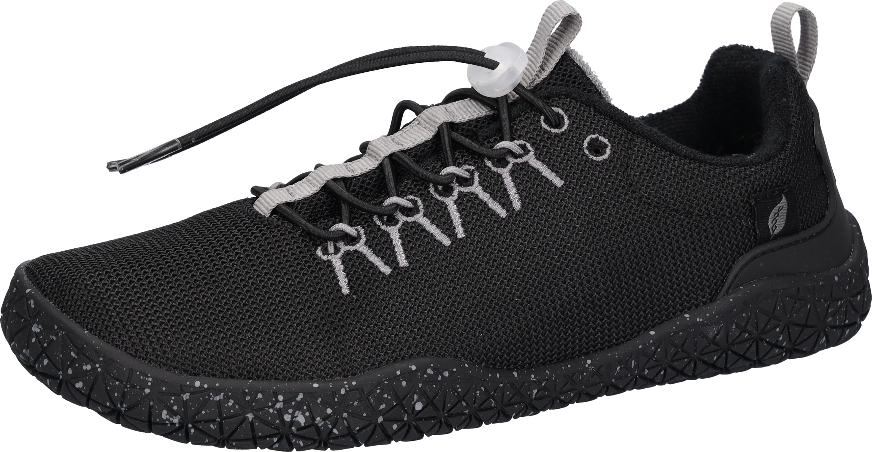 Barfußschuh WALDLÄUFER "H-BRITT", Gr. 7 (40,5), schwarz, Synthetik, Textil, Schuhe Barfußschuh, Schlupfschuh, Komfortschuh, Halbschuh in Schuhweite H (= sehr weit)