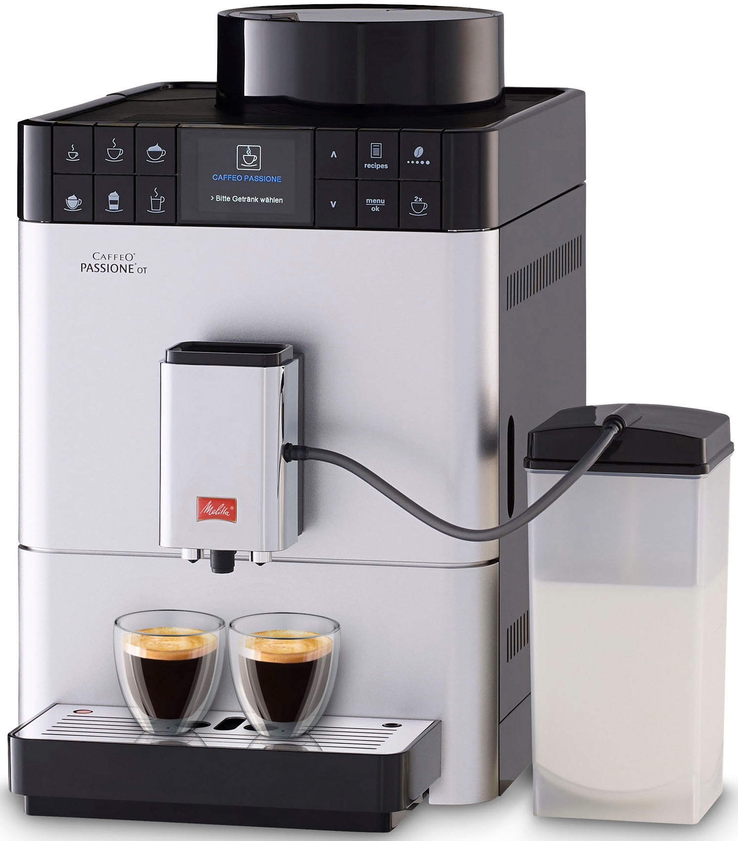 Melitta Kaffeevollautomat "Passione One Touch F53/1-101, silber" One Touch günstig online kaufen