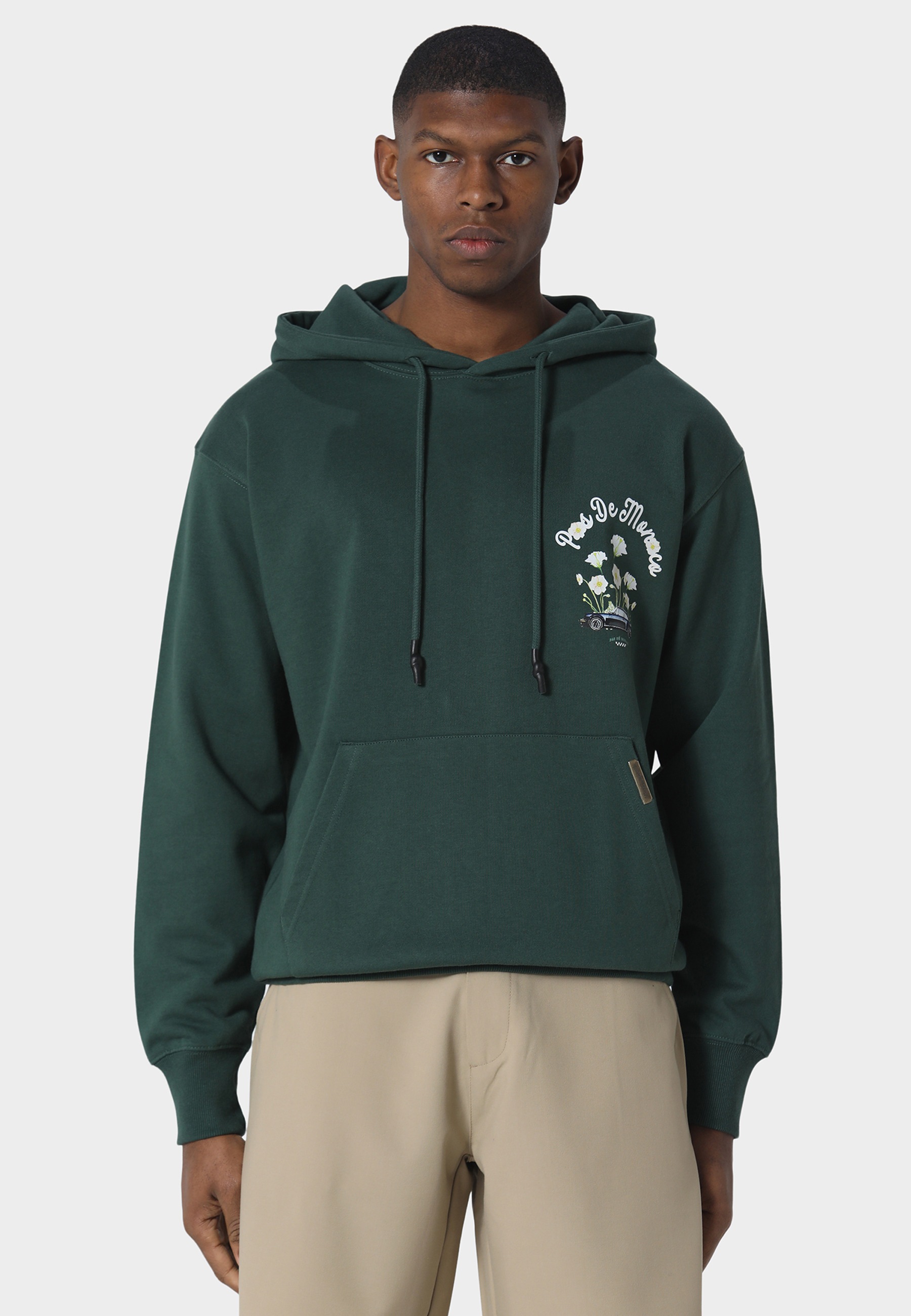 Pas De Monaco Rundhalspullover »Pas De Monaco FLEUR DE ROUTE HOODY« 1