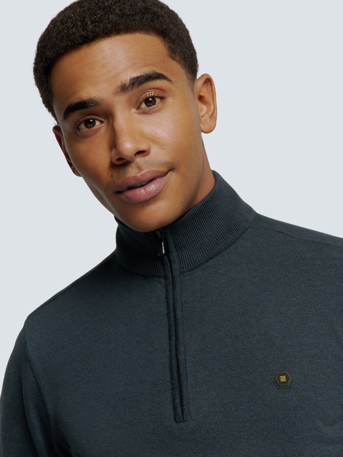 No Excess Half-Zip Pullover Dark Blue XL 3
