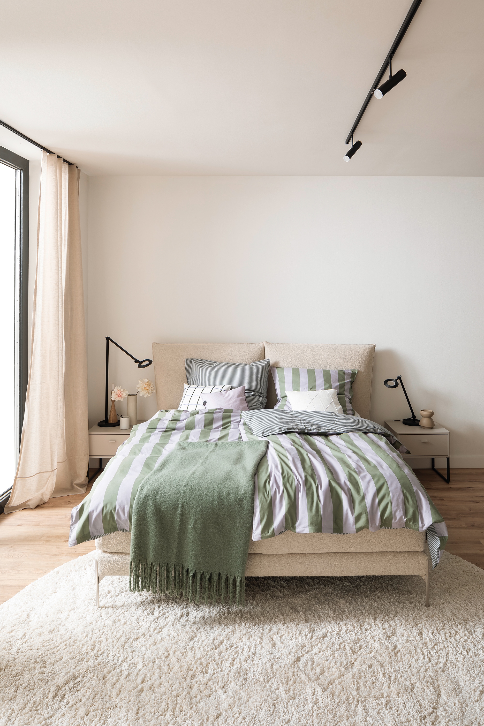 SCHÖNER WOHNEN-Kollektion Wendebettwäsche "Panel" 3 Stk. aus reiner Baumwol günstig online kaufen