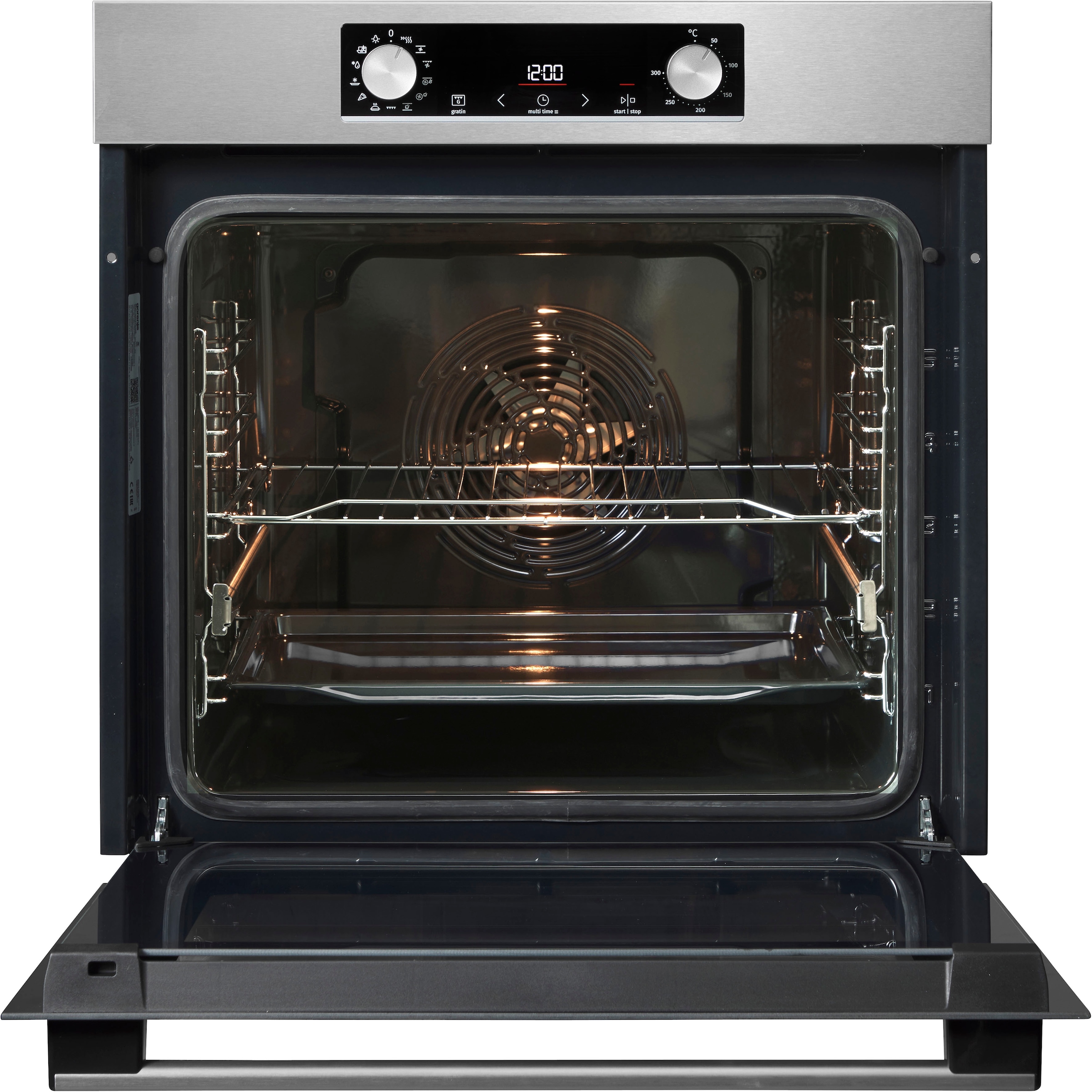 GORENJE Backofen-Set »BOS6737E06X«, mit 1-fach-Teleskopauszug, AirFry-Funktion