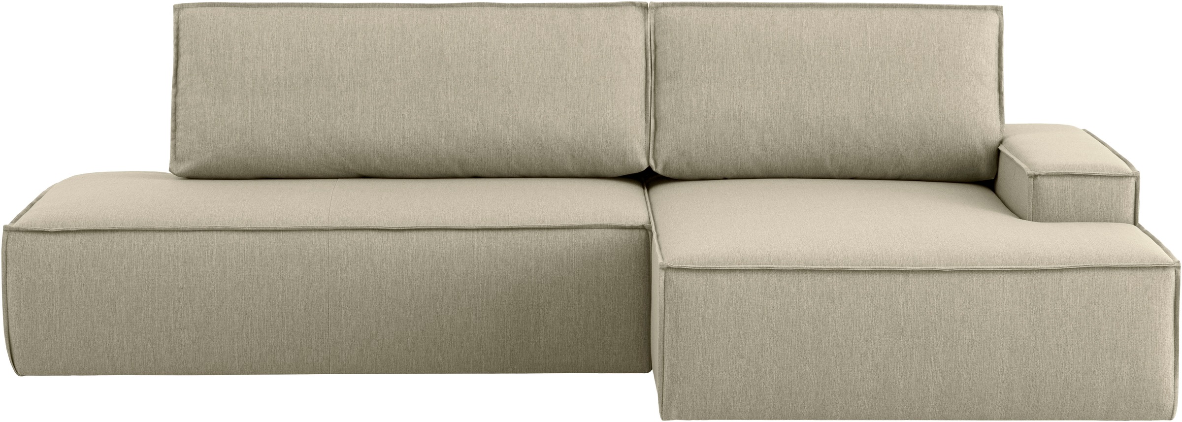 Home affaire Ecksofa "SHERWOOD, Schlafsofa in L-Form offen (275cm), Cord, L günstig online kaufen