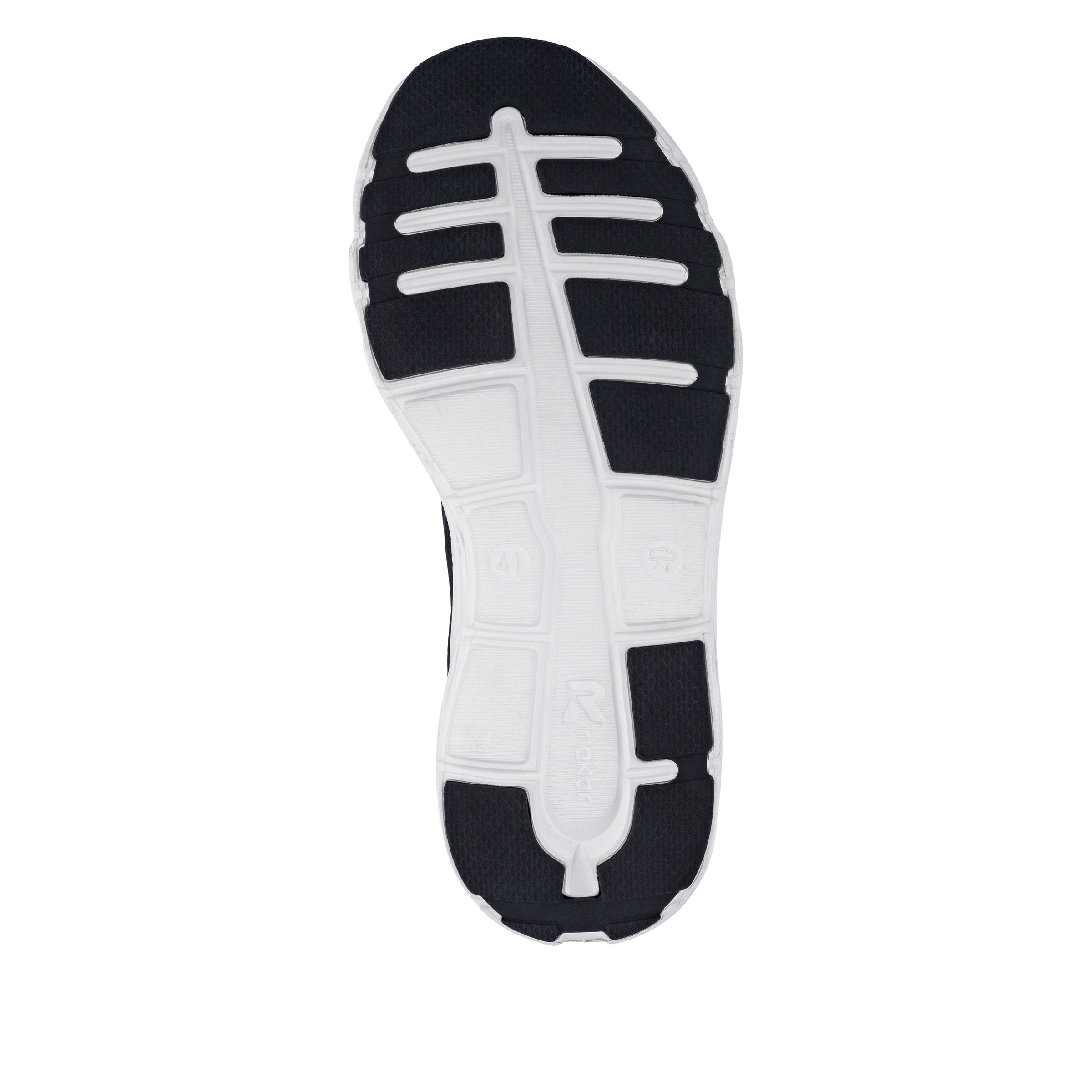 RIEKER Sport Slip-On Sneaker, Freizeitsneaker, Halbschuh, Schlupfschuh mit gepolstertem Schaftrand