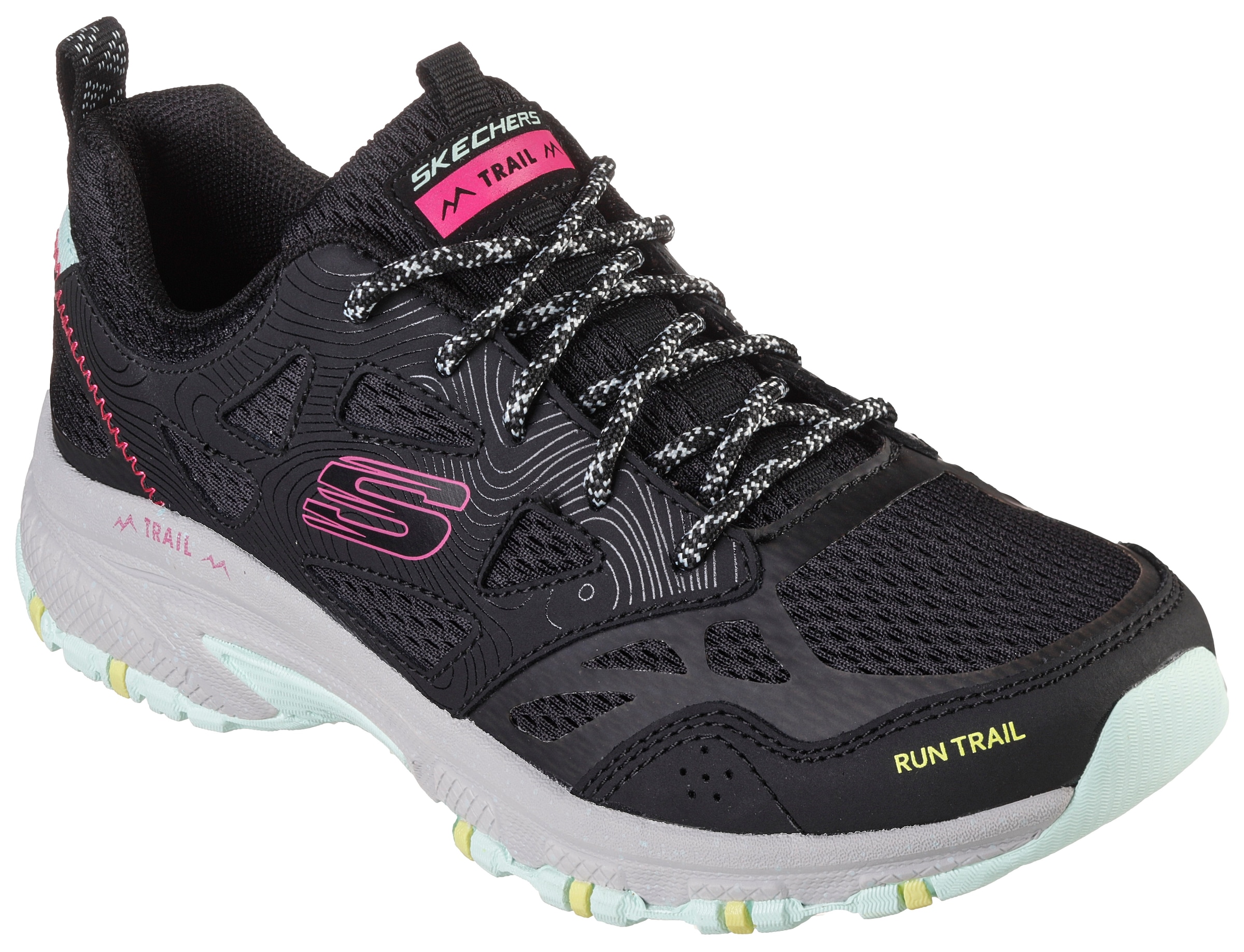 Skechers Sneaker "HILLCREST PURE ESCAPADE", im Materialmix, Freizeitschuh, Halbschuh, Schnürschuh