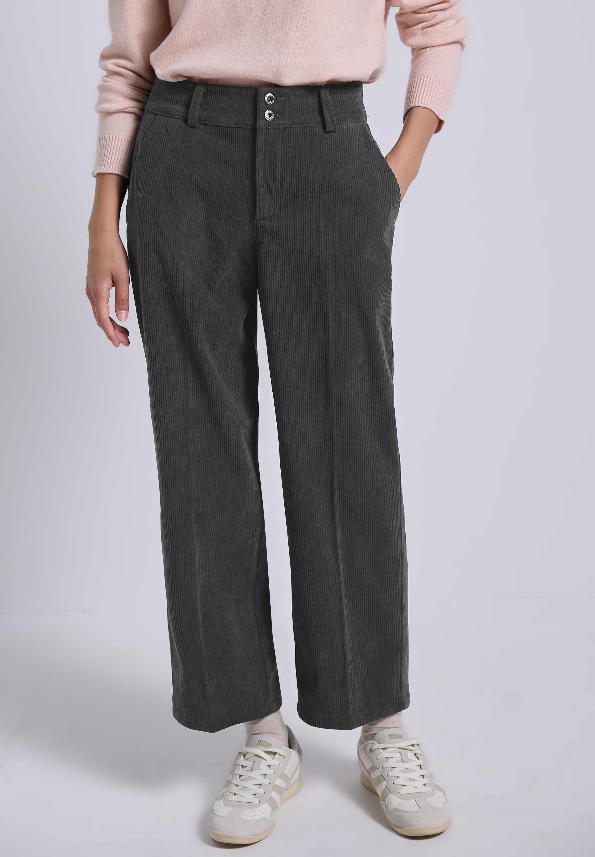 STREET ONE STUDIO Stoffhose, High Waist günstig online kaufen