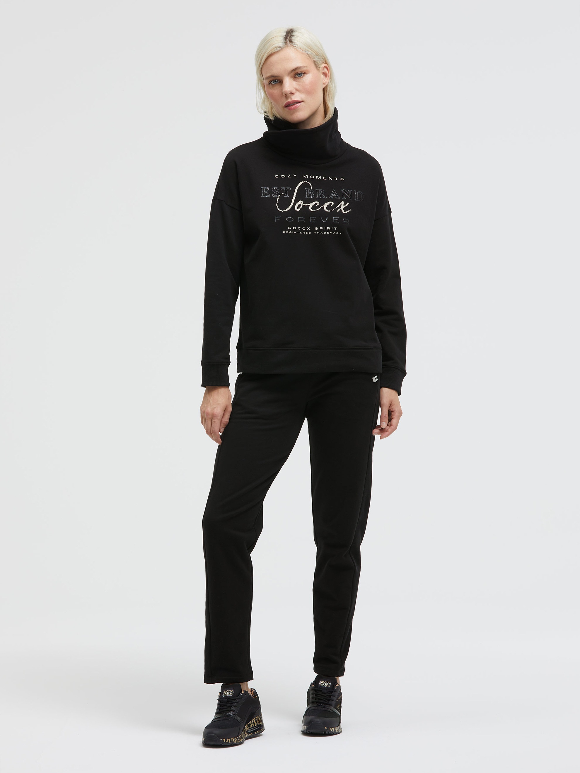 SOCCX Sweater , in softer Haptik
