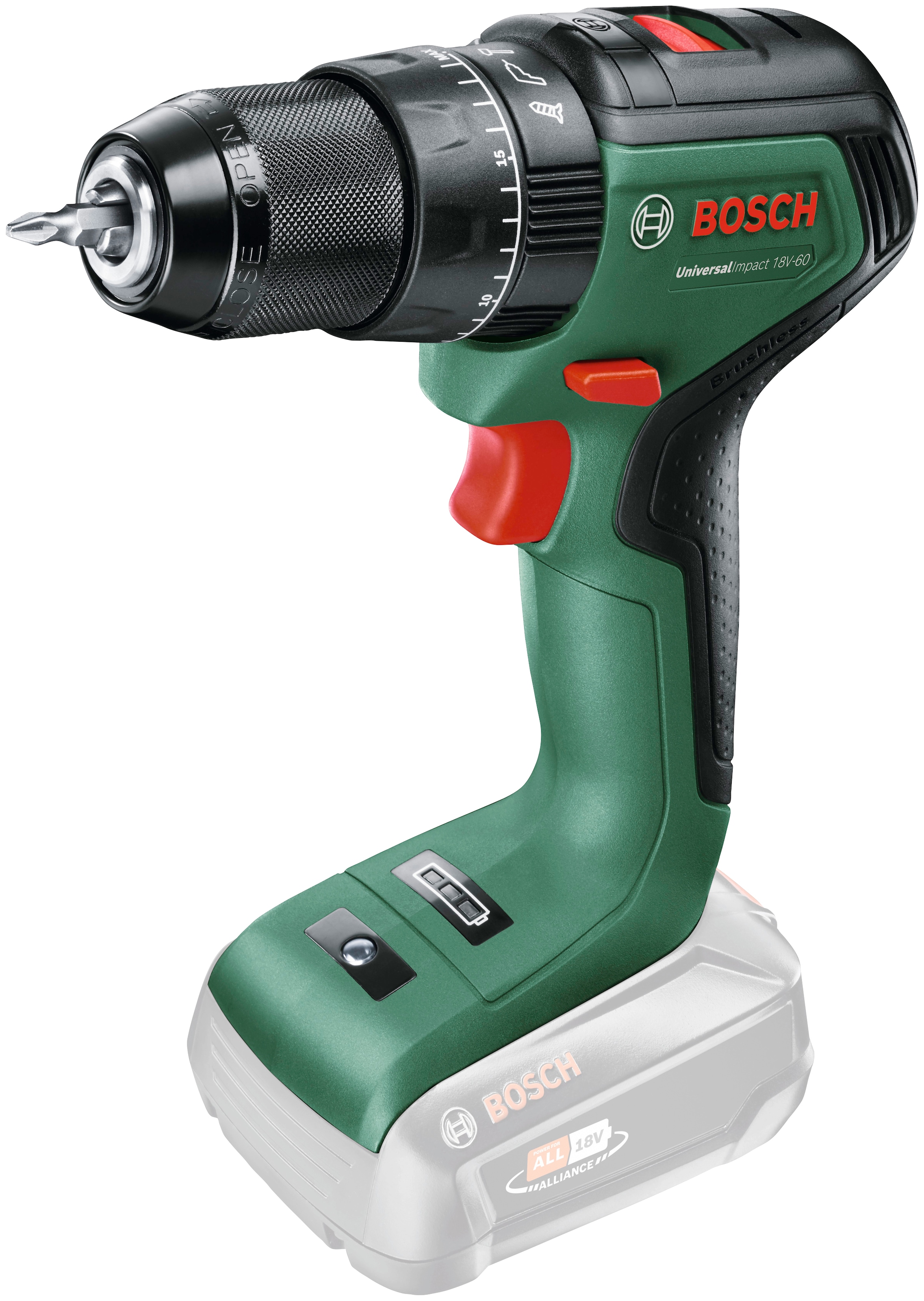 Bosch Home & Garden Akku-Schlagbohrschrauber "UniversalImpact 18V-60", ohne Akku und Ladegerät, 18 Volt System