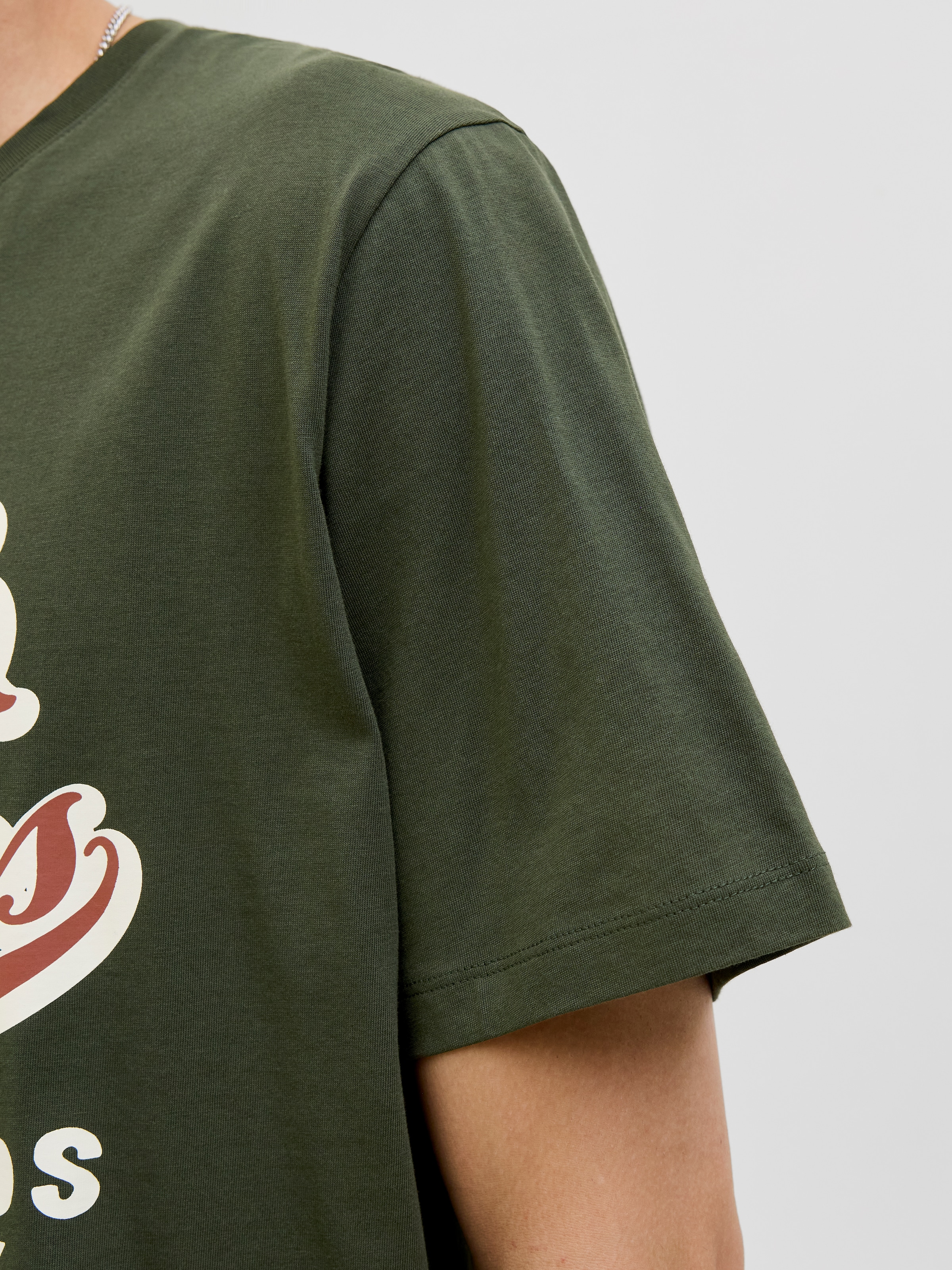 Jack & Jones Rundhalsshirt »JJELOGO TEE SS O-NECK 2 COL AW25 SN«