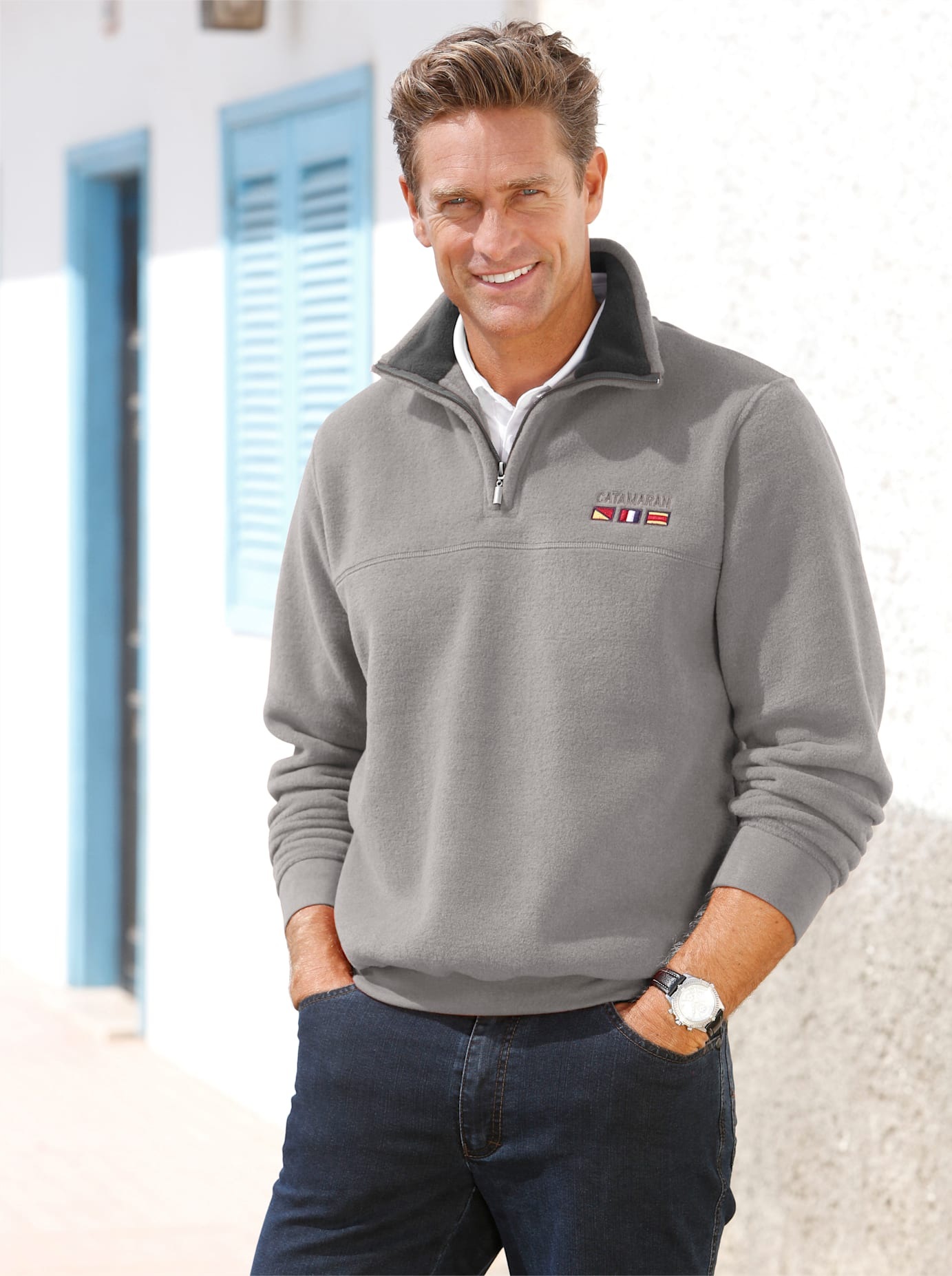 Catamaran Fleeceshirt "Fleecepullover" 1 Stk. günstig online kaufen