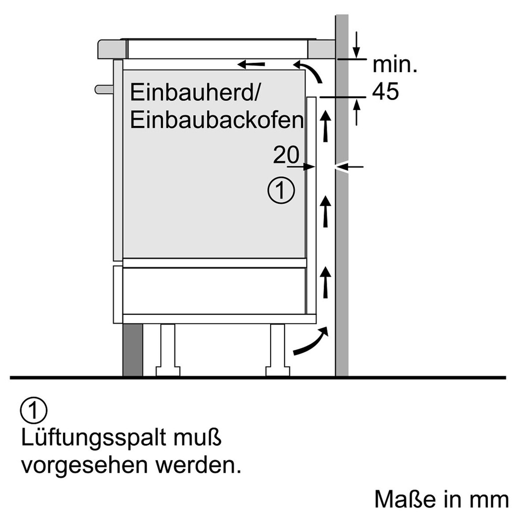 NEFF Flex-Induktions-Kochfeld von SCHOTT CERAN® »T57TT60N0«, T57TT60N0, mit intuitiver Twist Pad® Bedienung