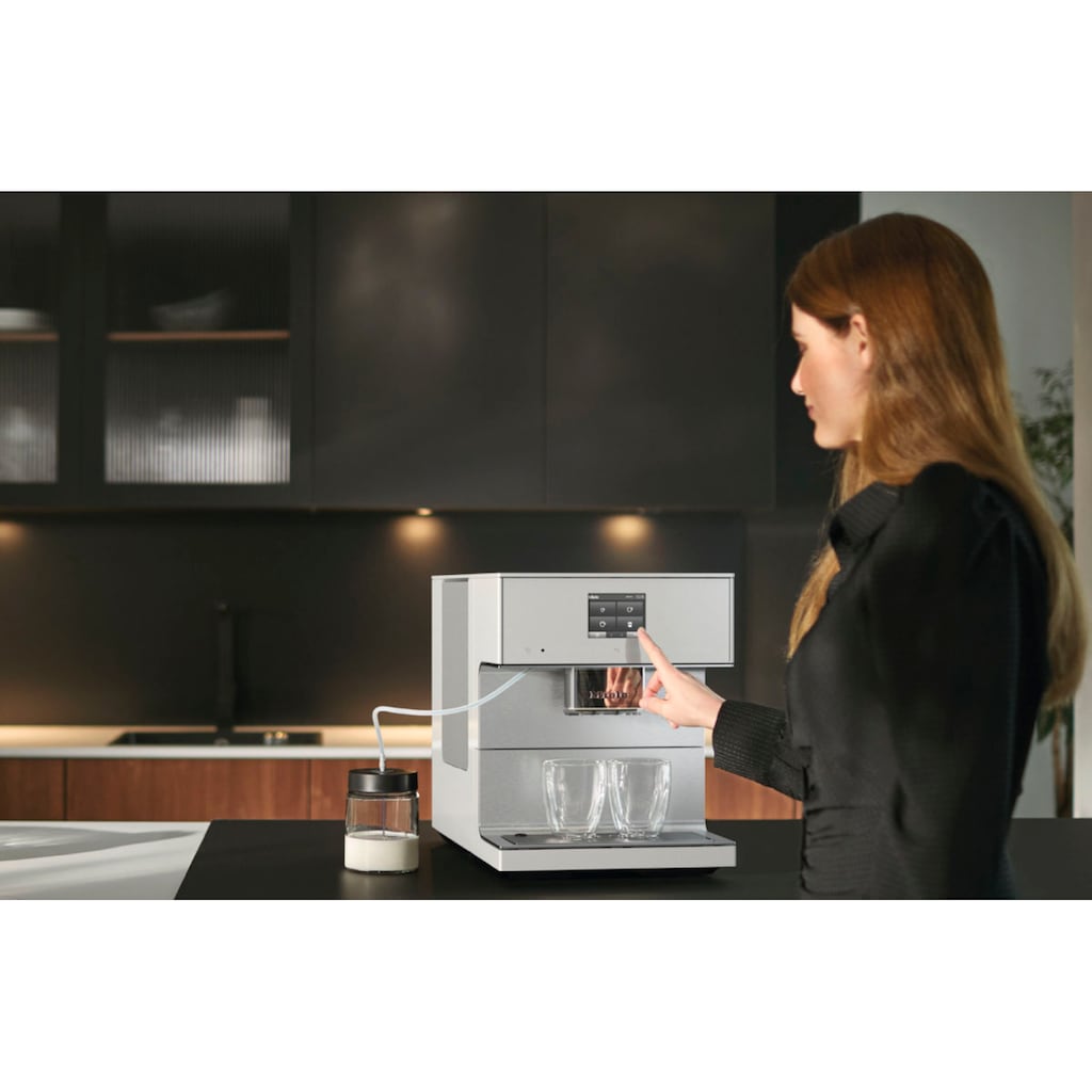 Miele Kaffeevollautomat »CM7350 CoffeePassion, inkl. Milchgefäß, Kaffeekannenfunktion«