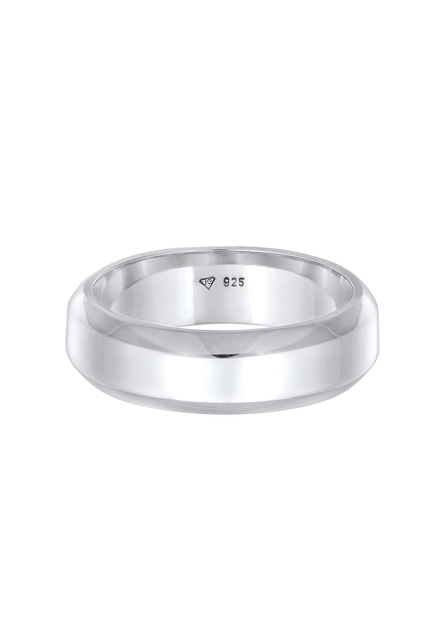 Kuzzoi Silberring »Ring Herren Bandring Basic 925 Silber«