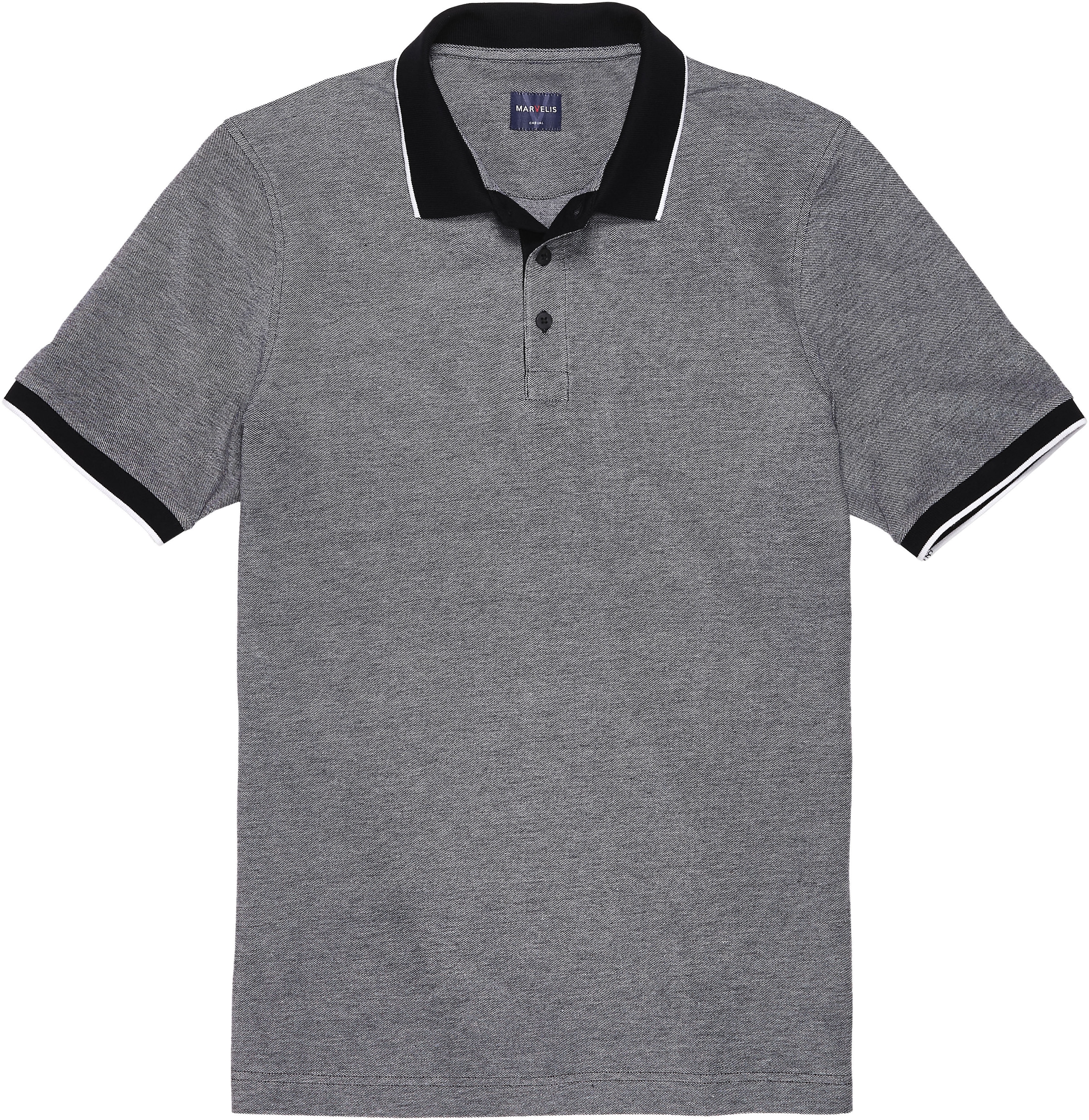 MARVELIS Poloshirt meliert, leicht tailliert günstig online kaufen