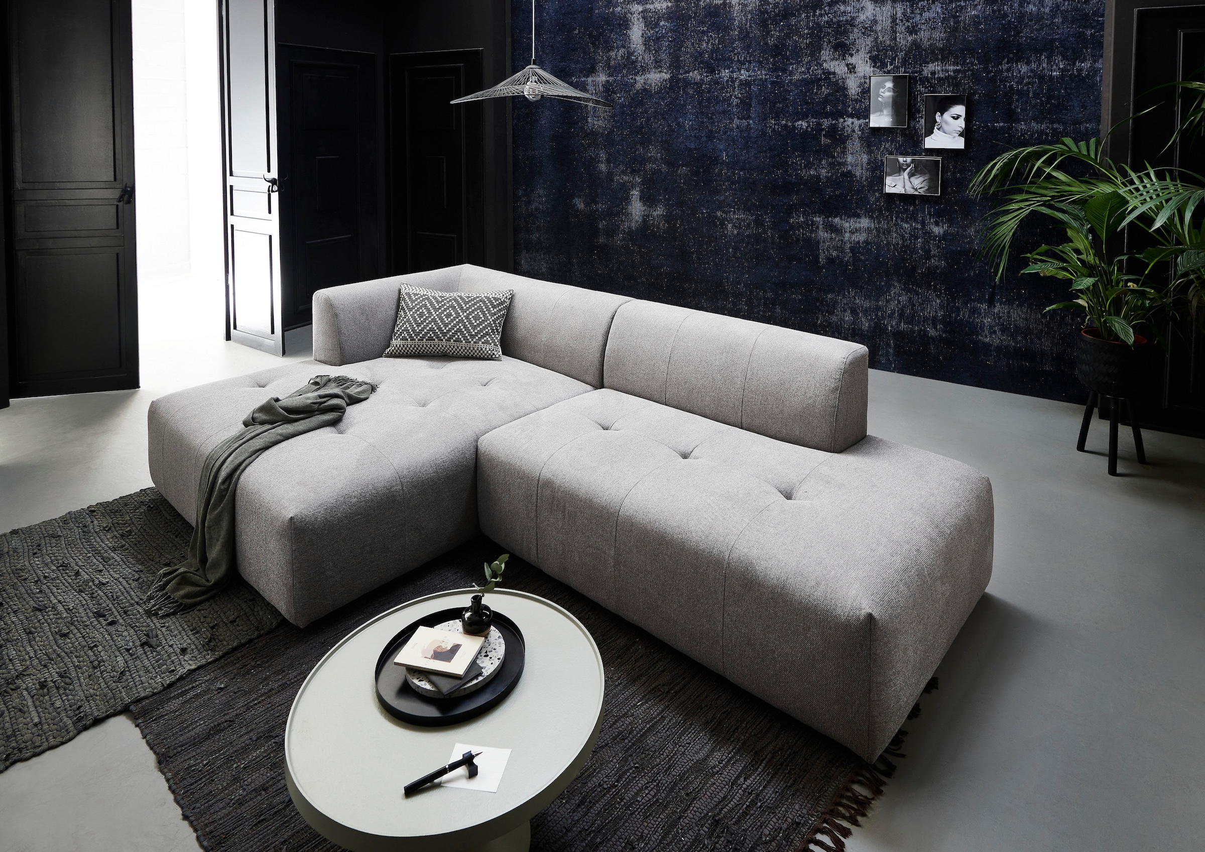 ATLANTIC home collection 3-Sitzer »Leonardo«, Ottomane mit XXL-Liegefläche