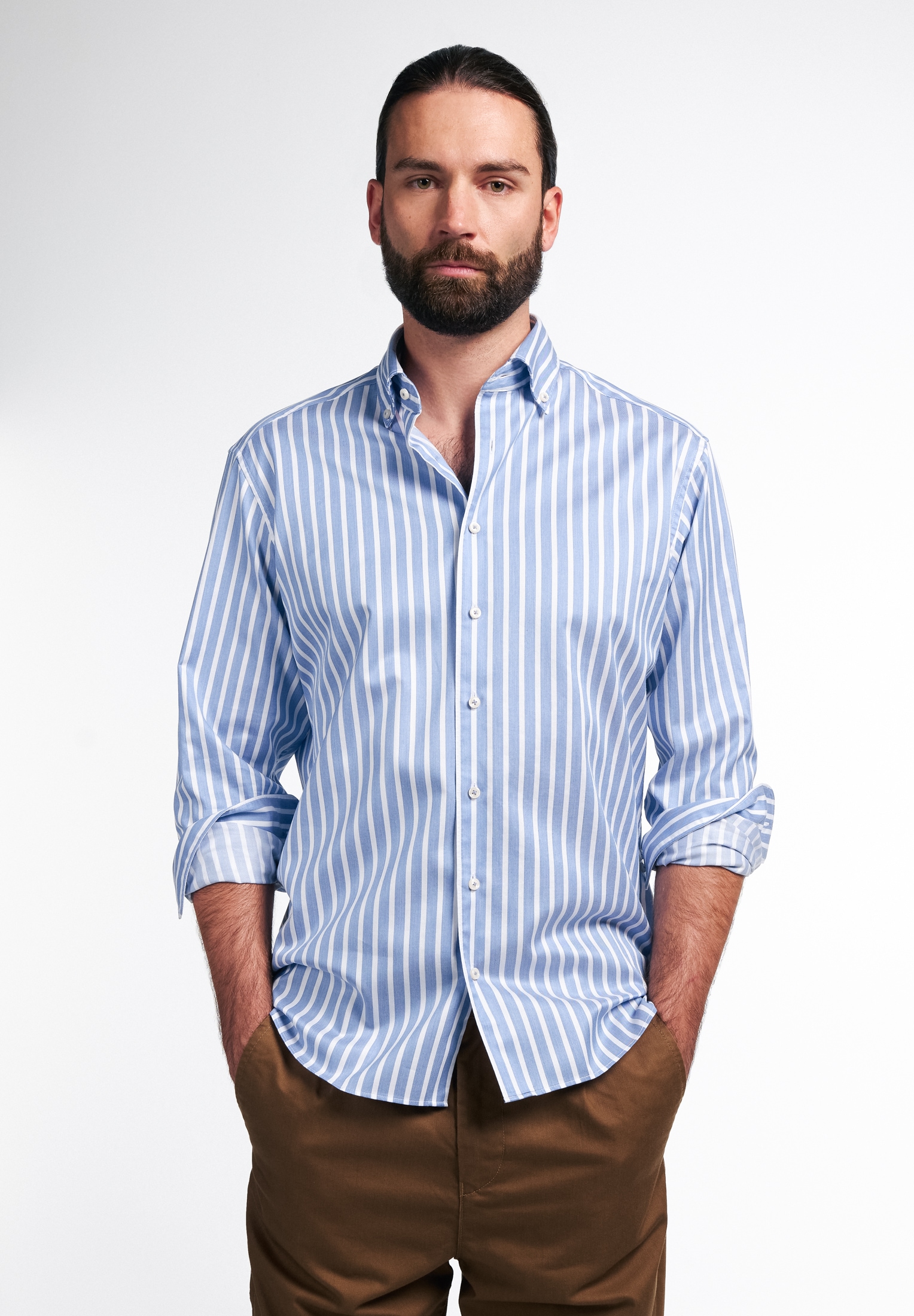 Eterna Langarmhemd "MODERN FIT", EASY IRON (bügelleicht) günstig online kaufen