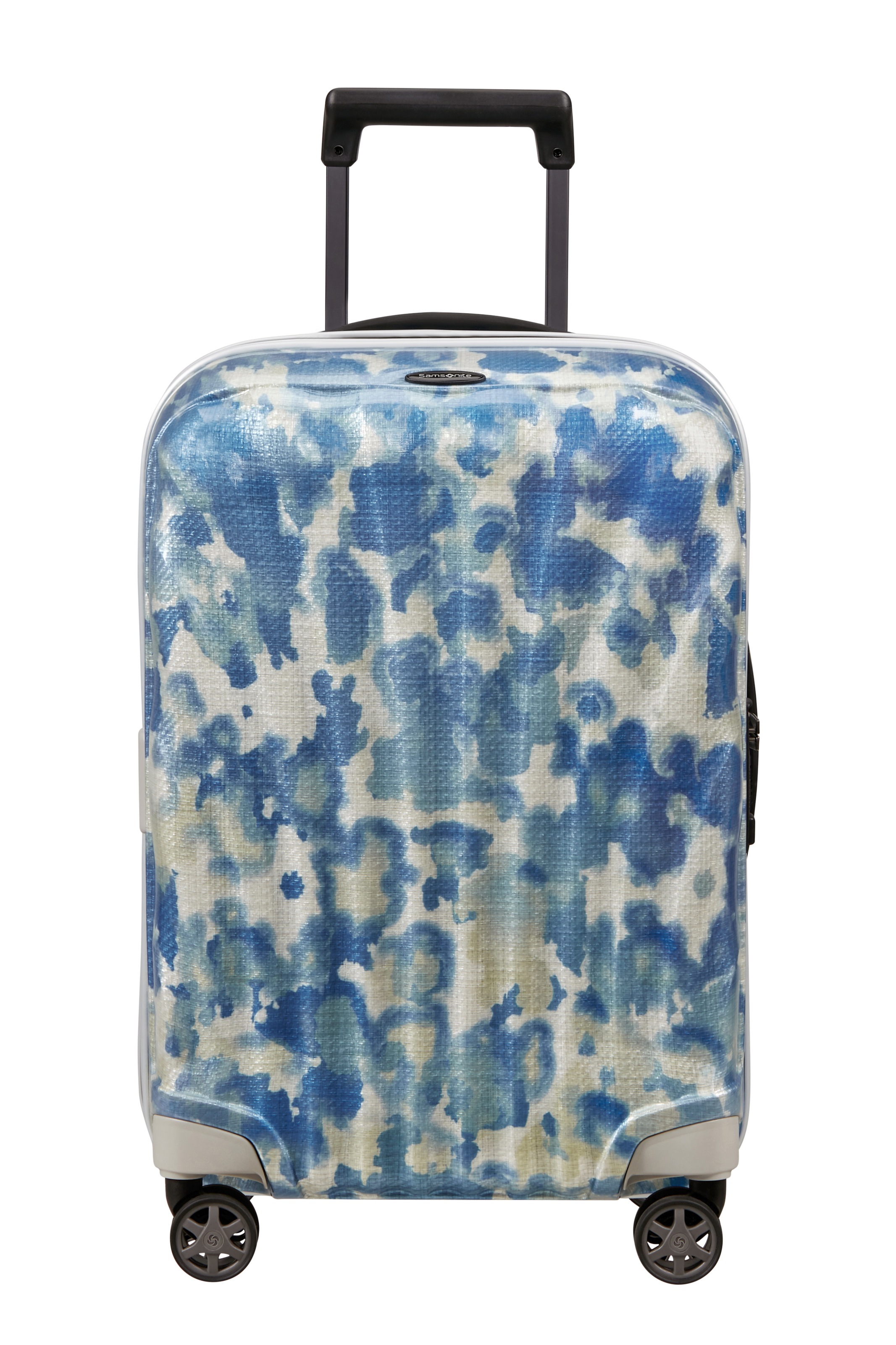 Samsonite Hartschalen-Trolley »SPINNER« 36 l Farbedition "Drifted Clouds", Curv-Material, mind. 95% recyceltes PET