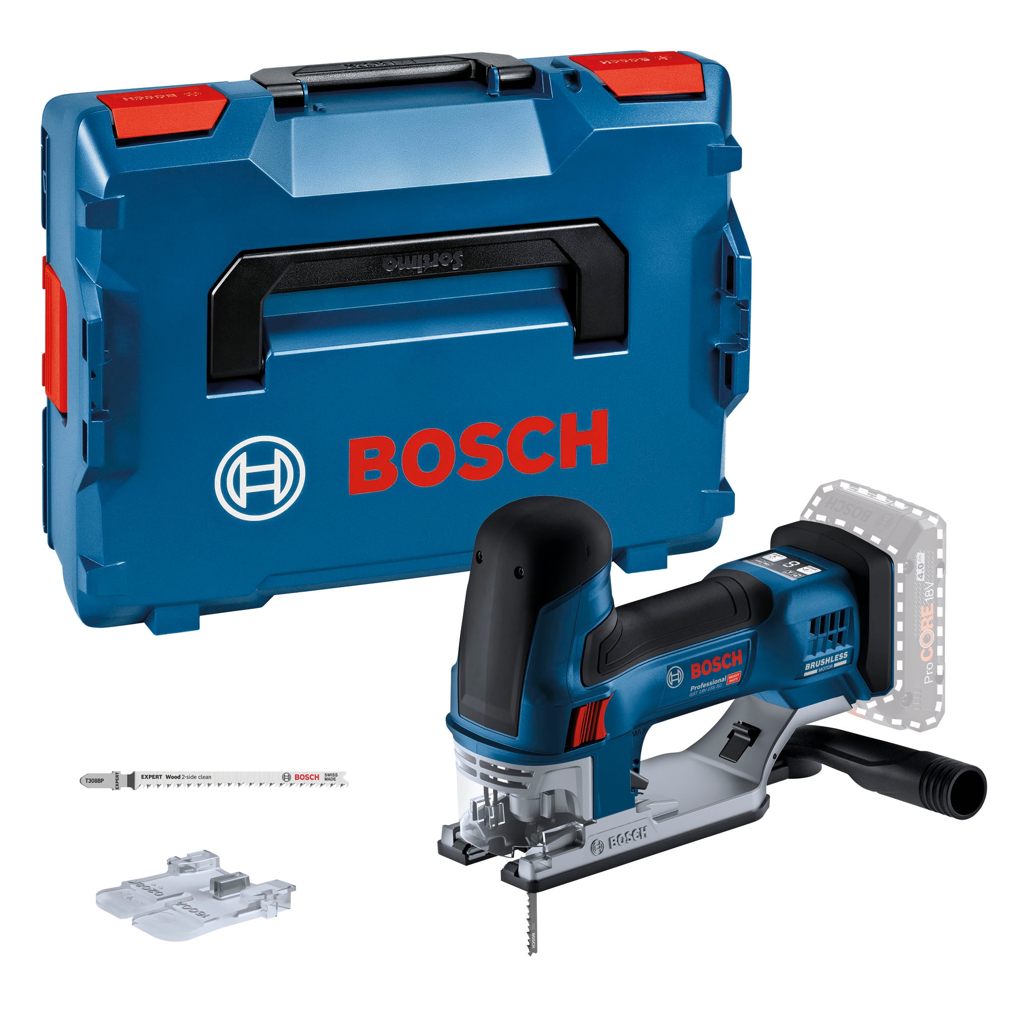 Bosch Professional Akku-Stichsäge ""GST 18V-155 SC PROFESSIONAL"", ohne Akku und Ladegerät