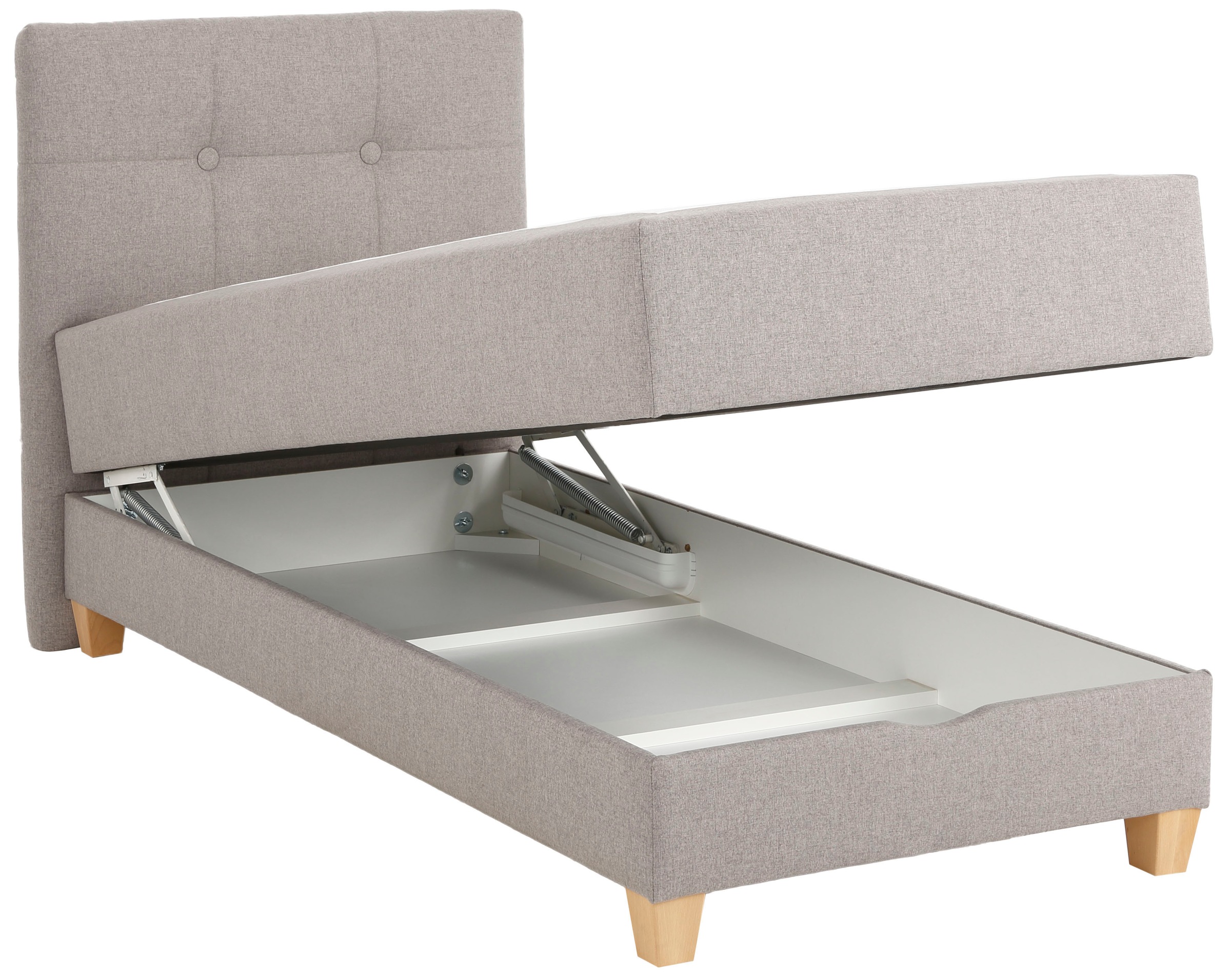 Home affaire Boxbett »Lonrai«, in H2,H3 & H4 und XXL - Überlänge 220cm wählbar, inkl. Topper