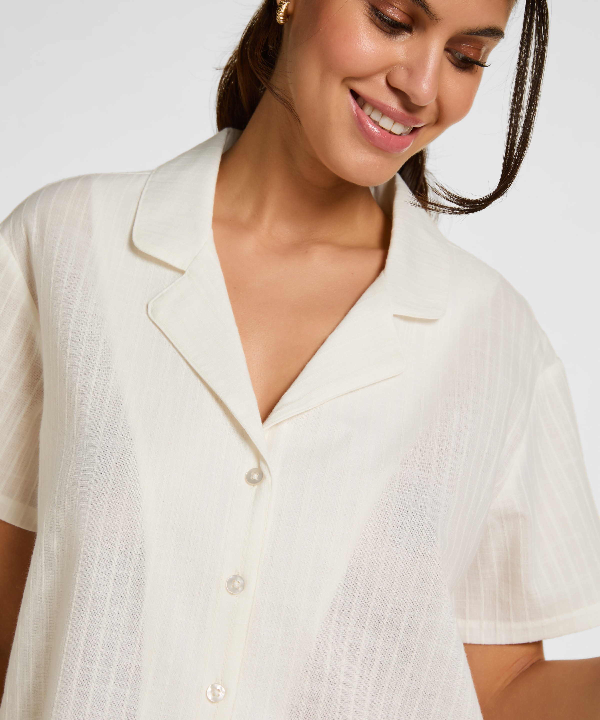 Hunkemöller Pyjama »Jacket Scallop«