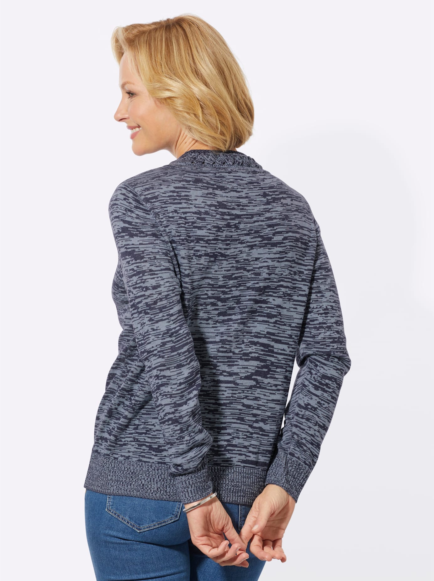 Thumbnail - Classic Basics V-Ausschnitt-Pullover "V-Pullover"