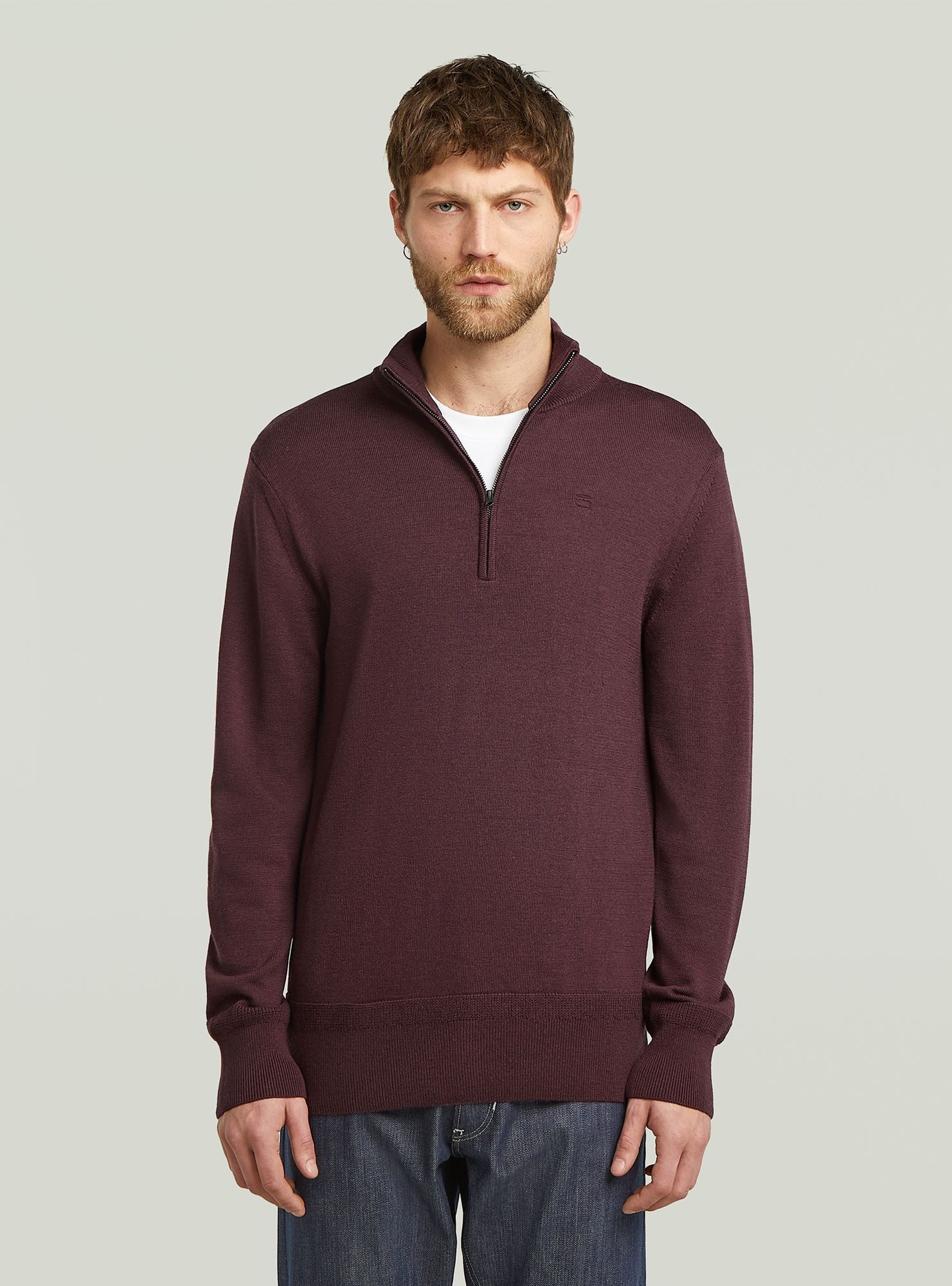 G-STAR "Premium Core Half Zip Knit"