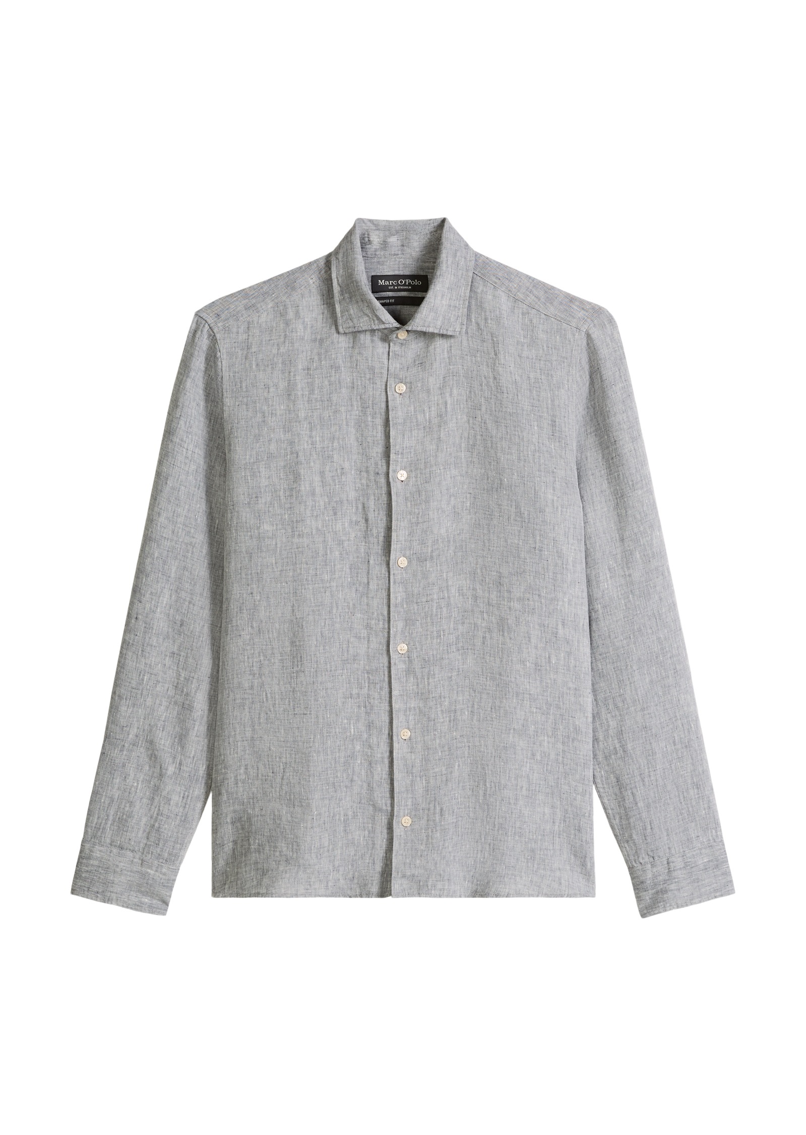 Marc O'Polo Langarmhemd »aus feinem Leinen-Chambray«