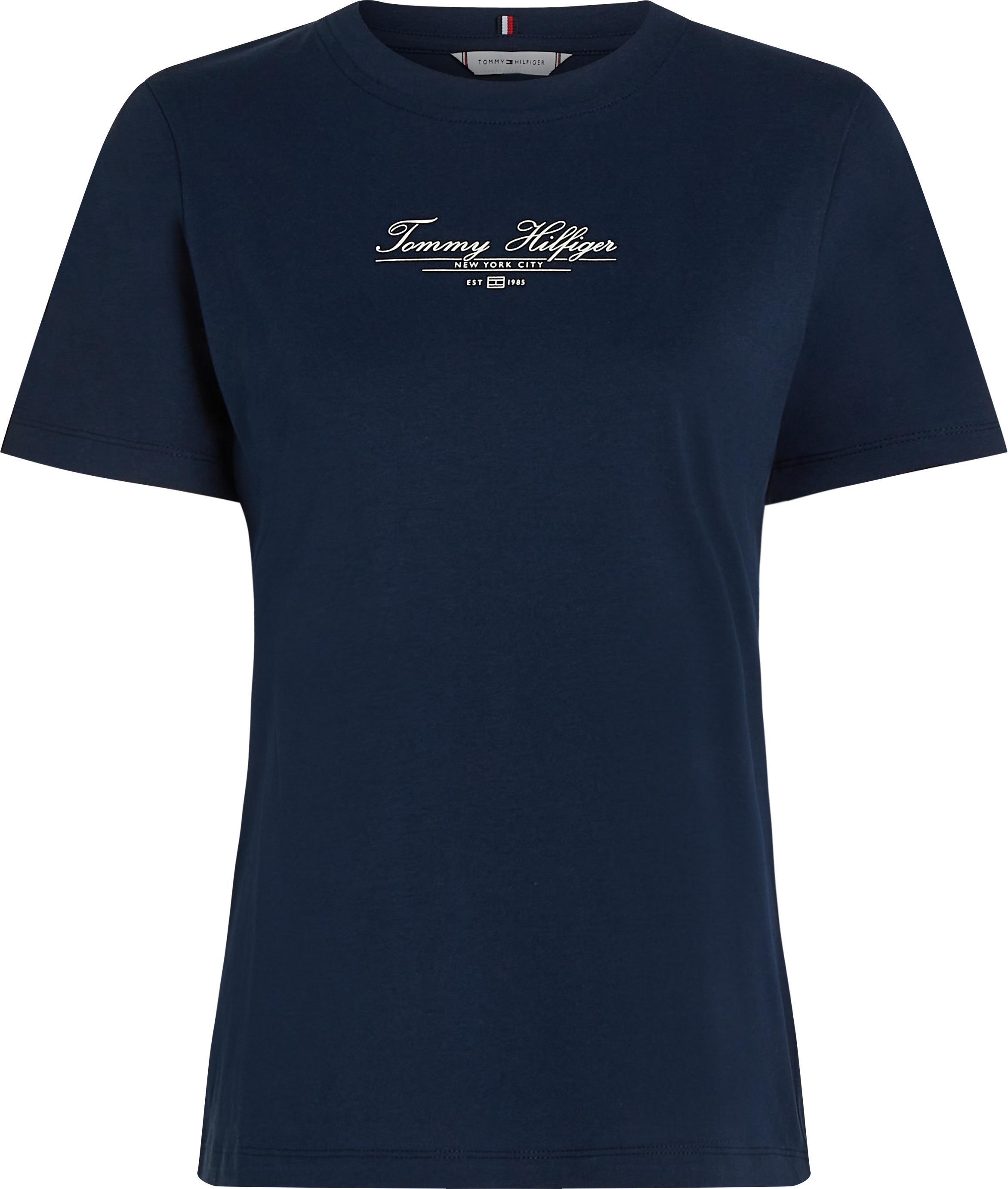 Tommy Hilfiger T-Shirt »REG SCRIPT C-NK TEE SS«, mit Logo-Schriftzug