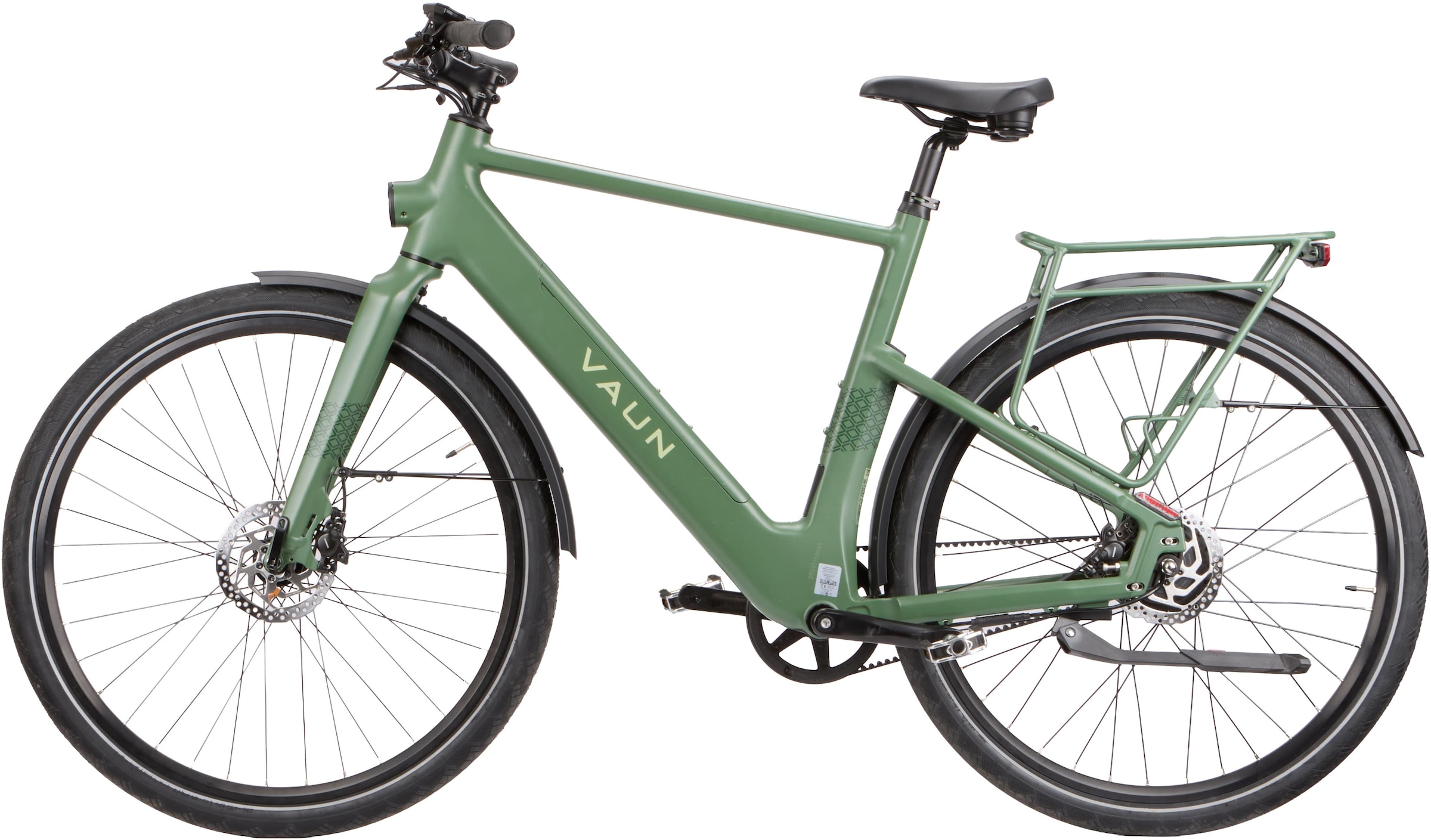 Vaun »VAUN SKYLINE Diamant-Cityrad Bikes« 8 Gang Shimano Nexus 8-Gang Schaltwerk Nabenschaltung Mittelmotor 250 W (mit integr. Akku), Elektrofahrrad für Alltag und Einkauf