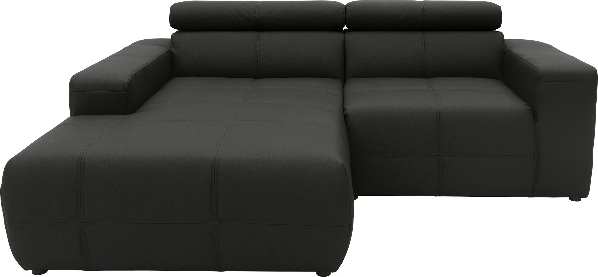 DOMO collection Ecksofa "Brandon B/T/H: 214/100/80 cm, L-Form", Mit Kopftei günstig online kaufen