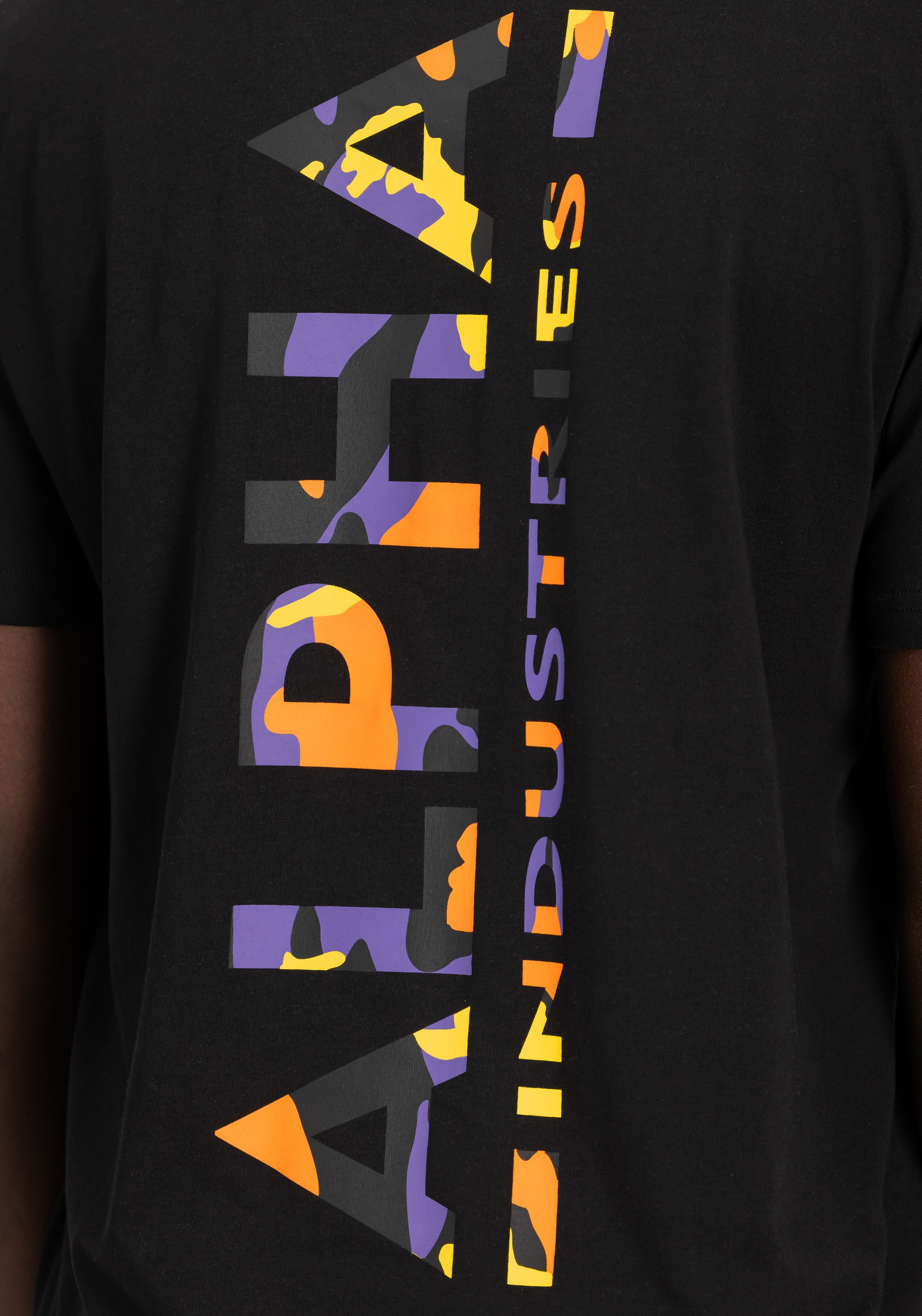 Alpha Industries T-Shirt »Backprint T-Shirt Camo Print«