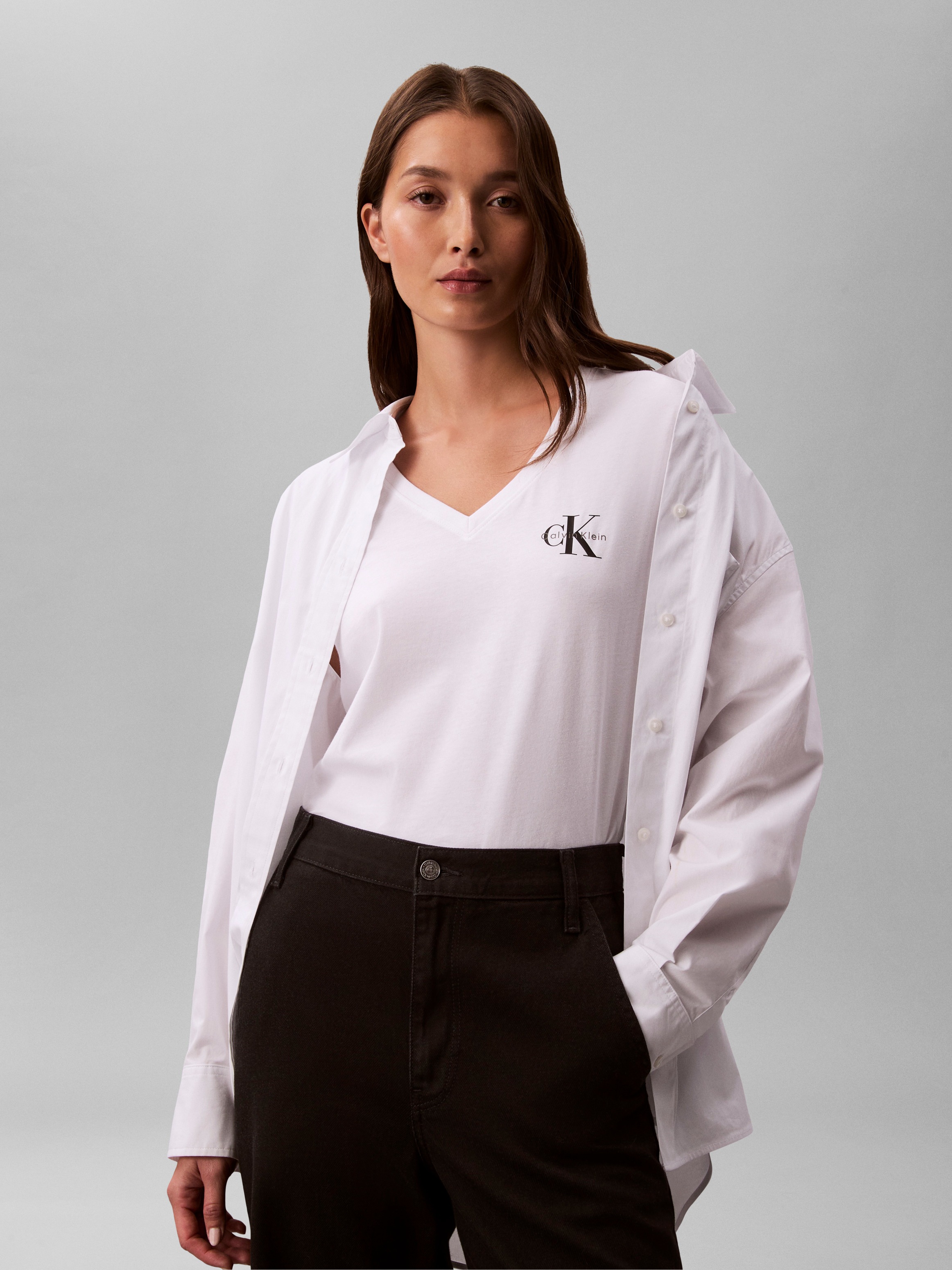 Thumbnail - Calvin Klein Jeans T-Shirt "MONOLOGO VNK 2PACK TEE" Packung, 2er-Pack, 2 Stk., Logoschriftzug