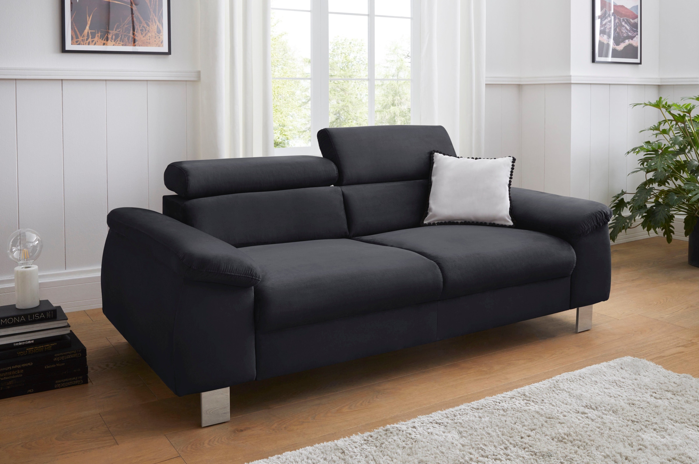 COTTA Polstergarnitur "Komaris, B: 193 bzw. 100 cm" Set, Set: 3er-Sofa & Ho günstig online kaufen