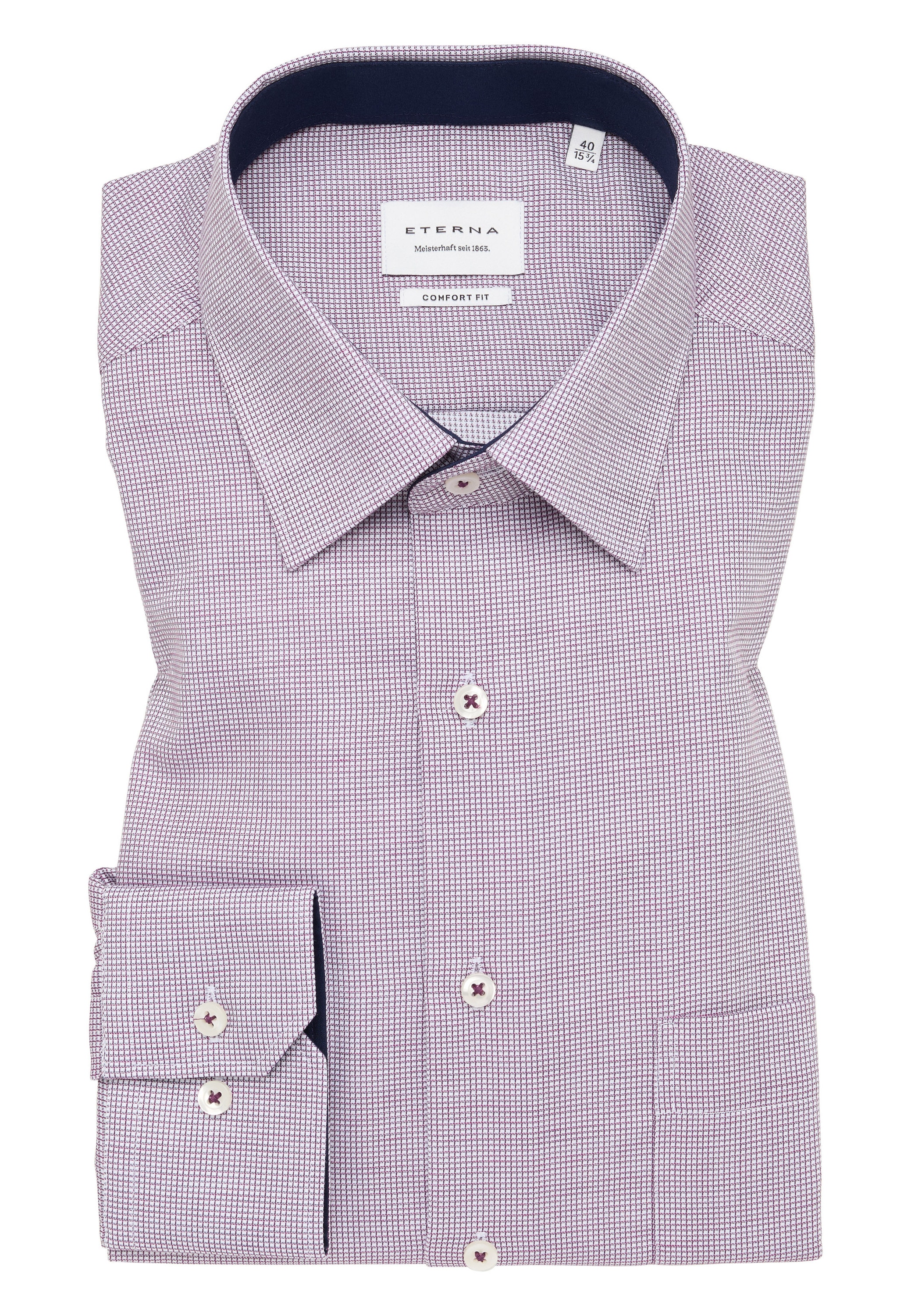Eterna Langarmhemd »COMFORT FIT«, NON IRON (bügelfrei)