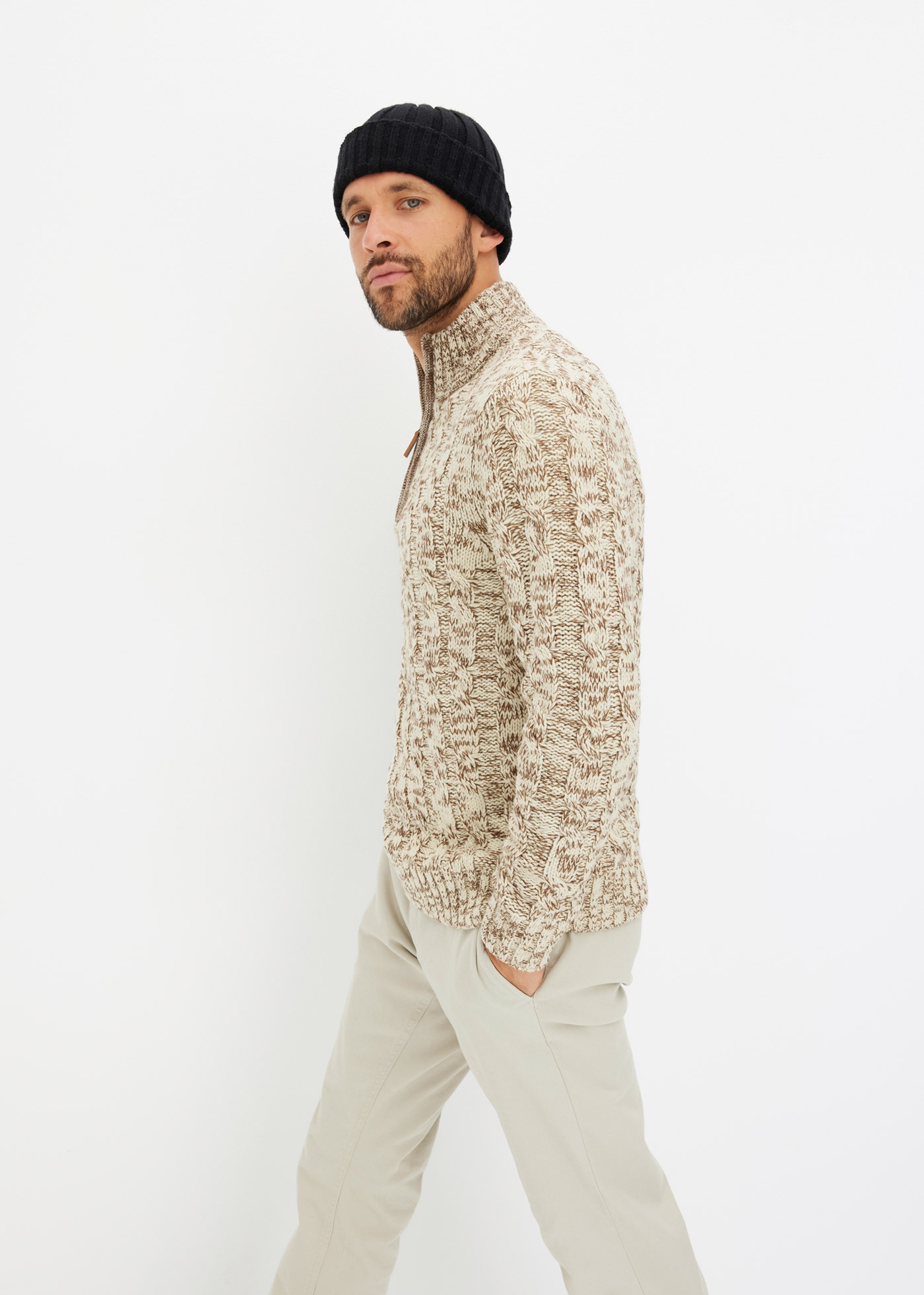 Thumbnail - bonprix Troyer "Troyer Pullover mit Reißverschluss", Troyer Pullover mit Reißverschluss